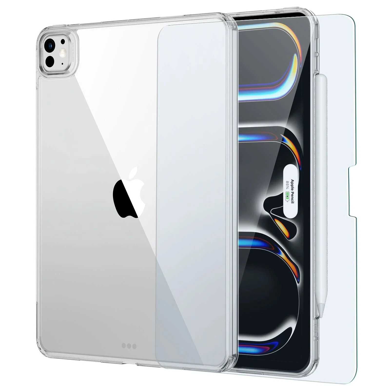 iPad Pro 13ʺ (2024) Classic Hybrid Protection Bundle - Clear