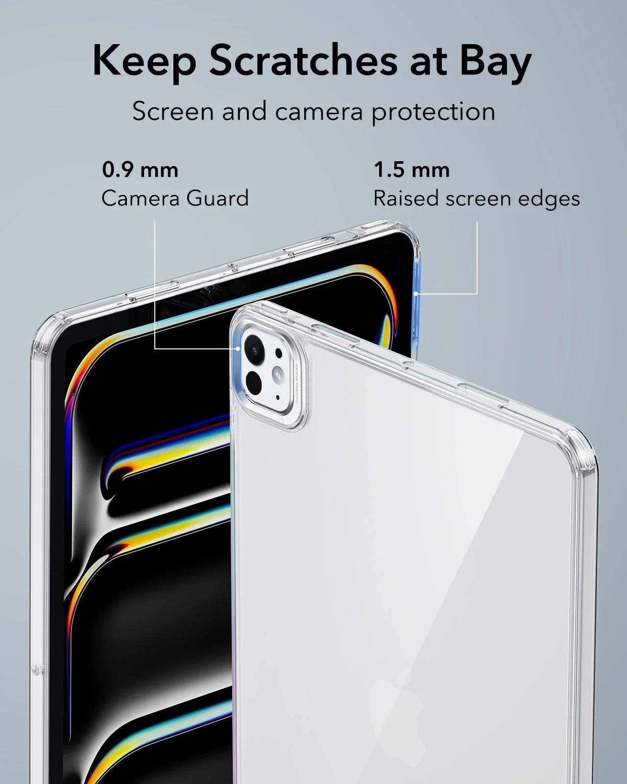 iPad Pro 13ʺ (2024) Classic Hybrid Protection Bundle - Clear - Image 10