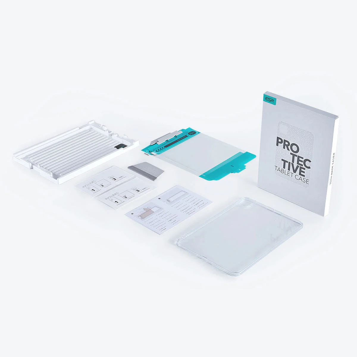 iPad Pro 13ʺ (2024) Classic Hybrid Protection Bundle - Clear - Image 2