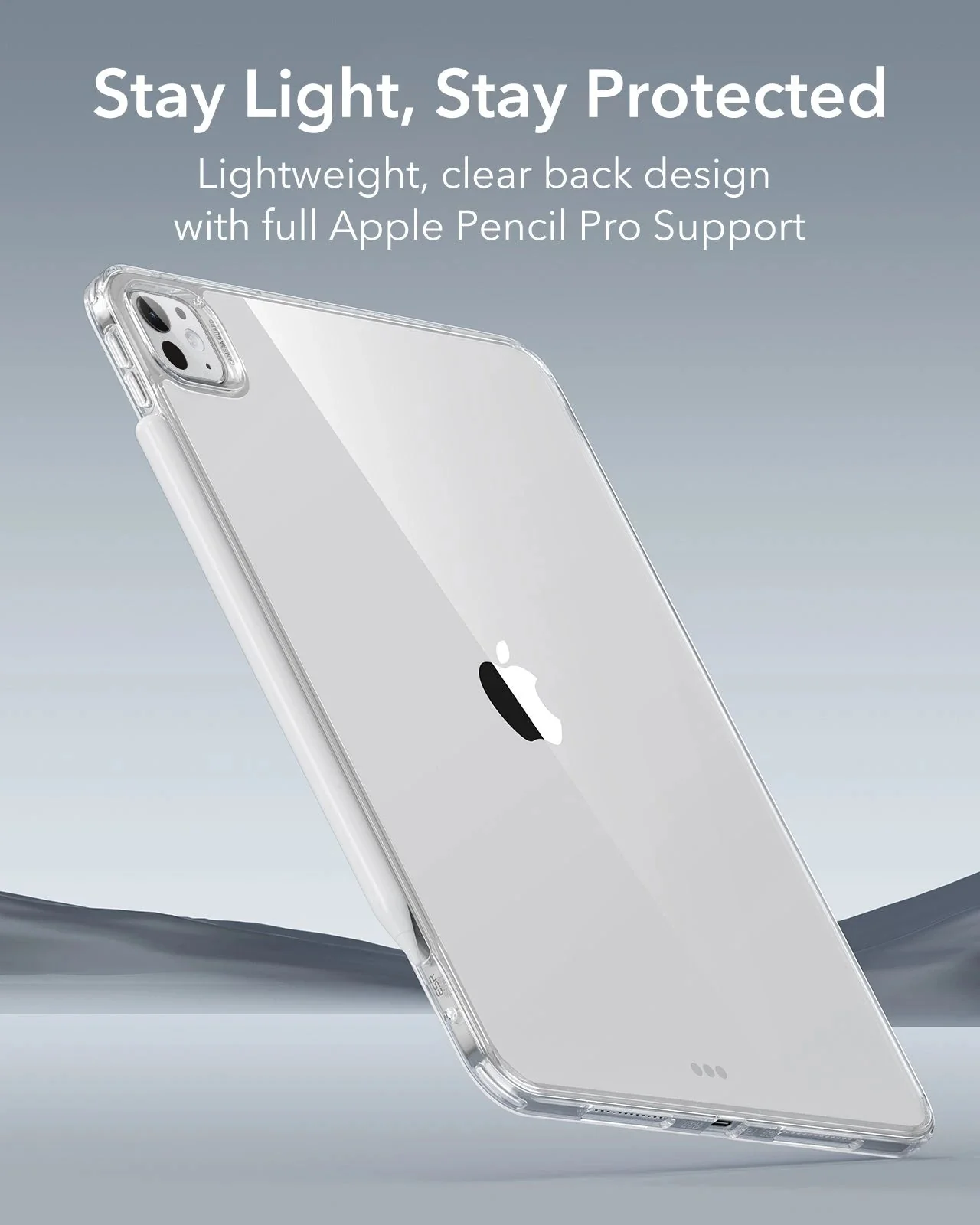 iPad Pro 13ʺ (2024) Classic Hybrid Protection Bundle - Clear - Image 4