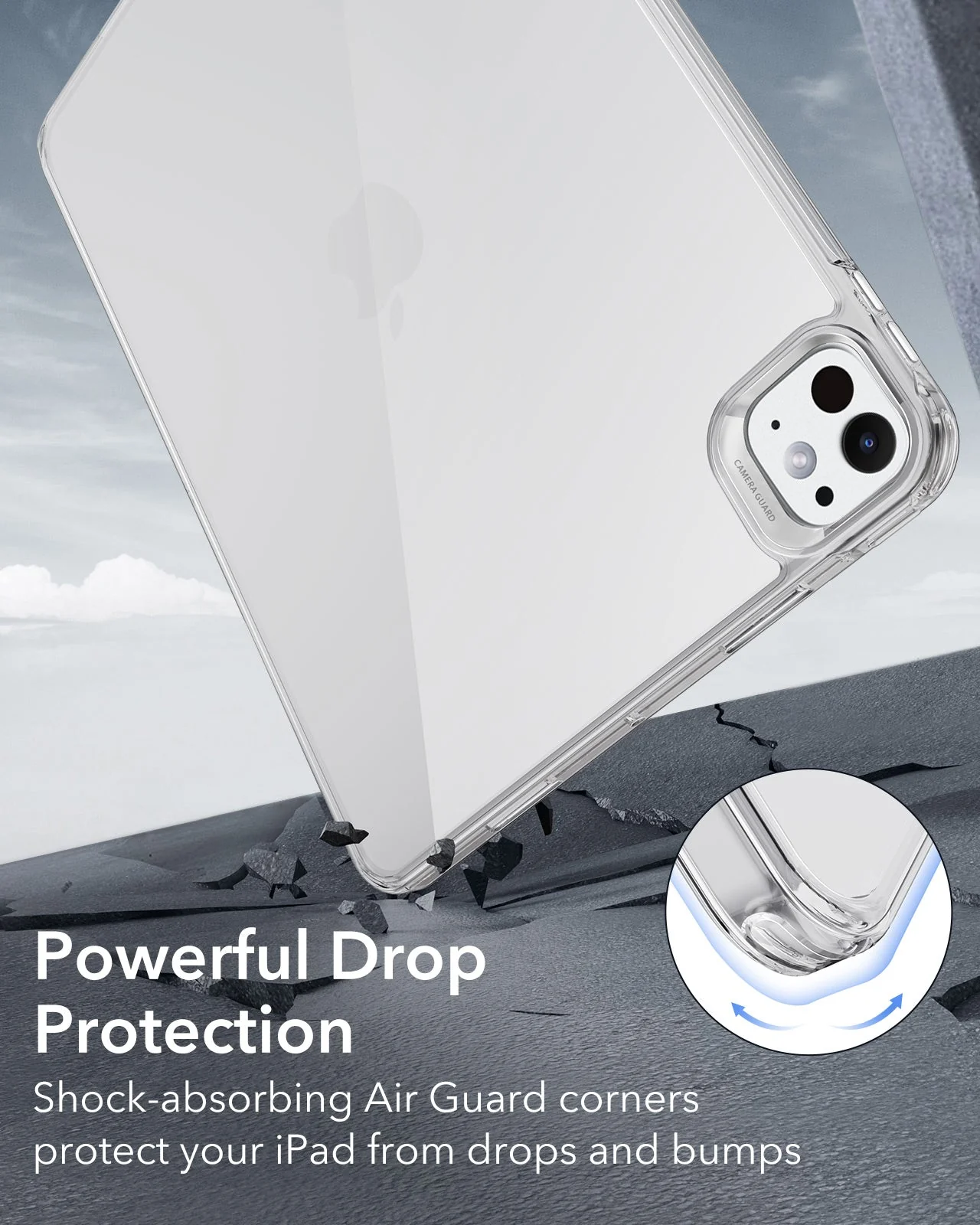 iPad Pro 13ʺ (2024) Classic Hybrid Protection Bundle - Clear - Image 6