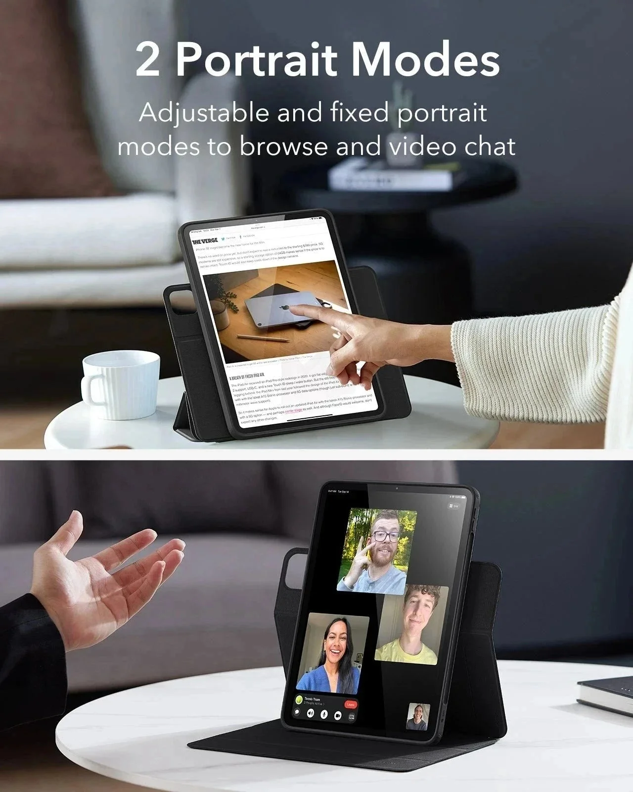 iPad Pro 13ʺ (2024) Rebound Hybrid Case 360 - Black - Image 6