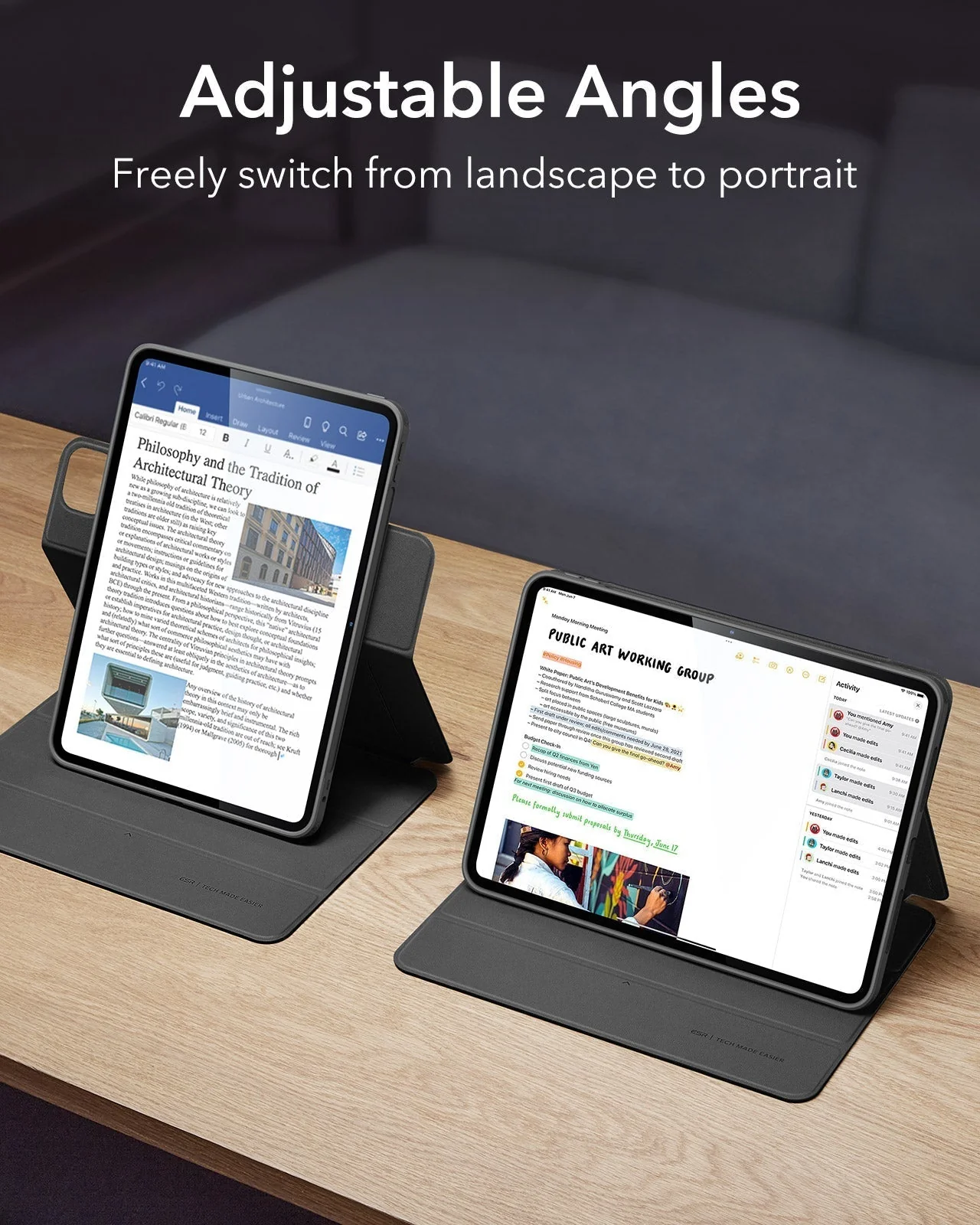 iPad Pro 13ʺ (2024) Rebound Transformation Bundle - Navy Blue - Image 6