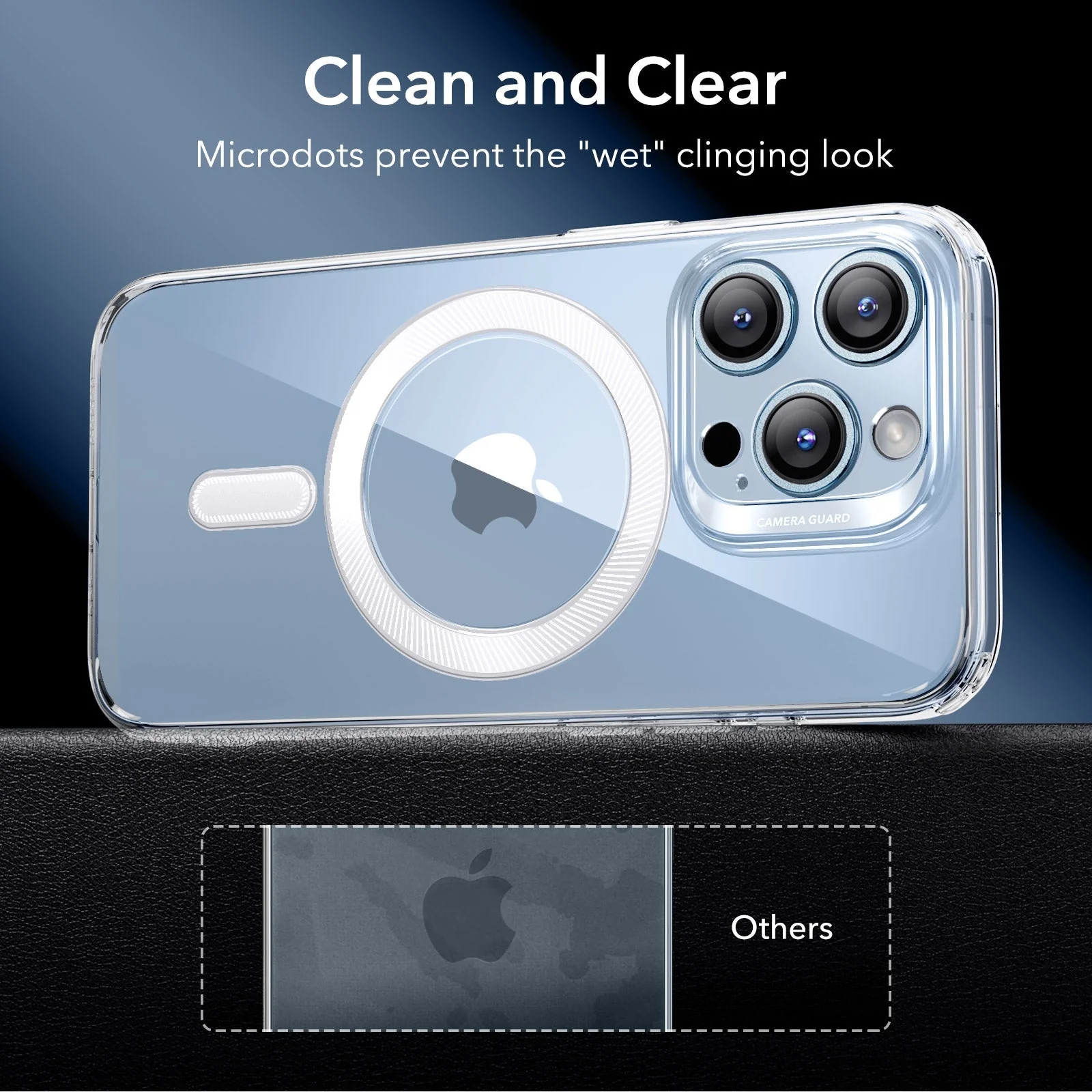 iPhone 13 Pro Zero Clear Case (HaloLock) - Frosted Green - Image 7