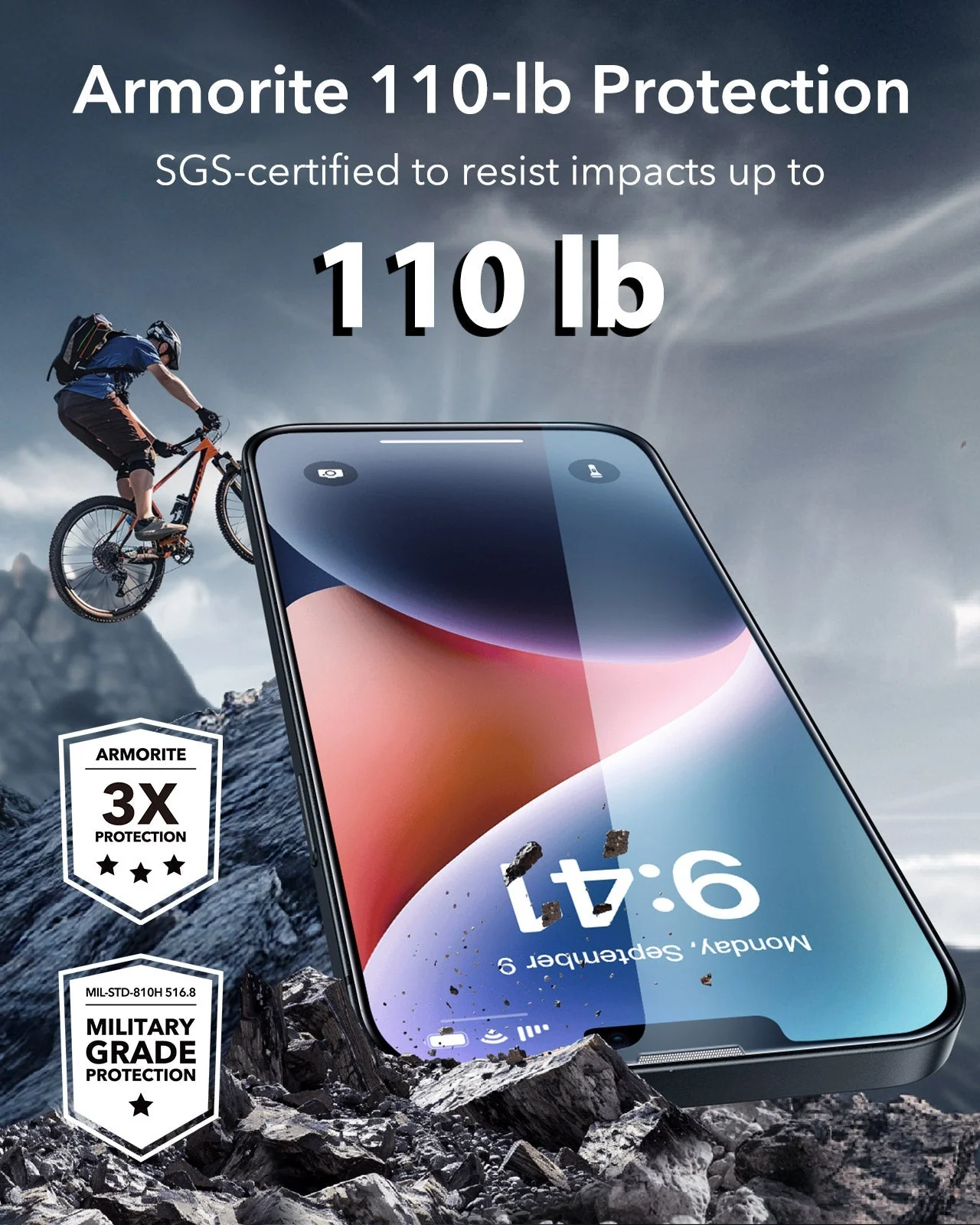 iPhone 14/13/13 Pro UltraFit Armorite Screen Protector - 3 Pack - Image 5