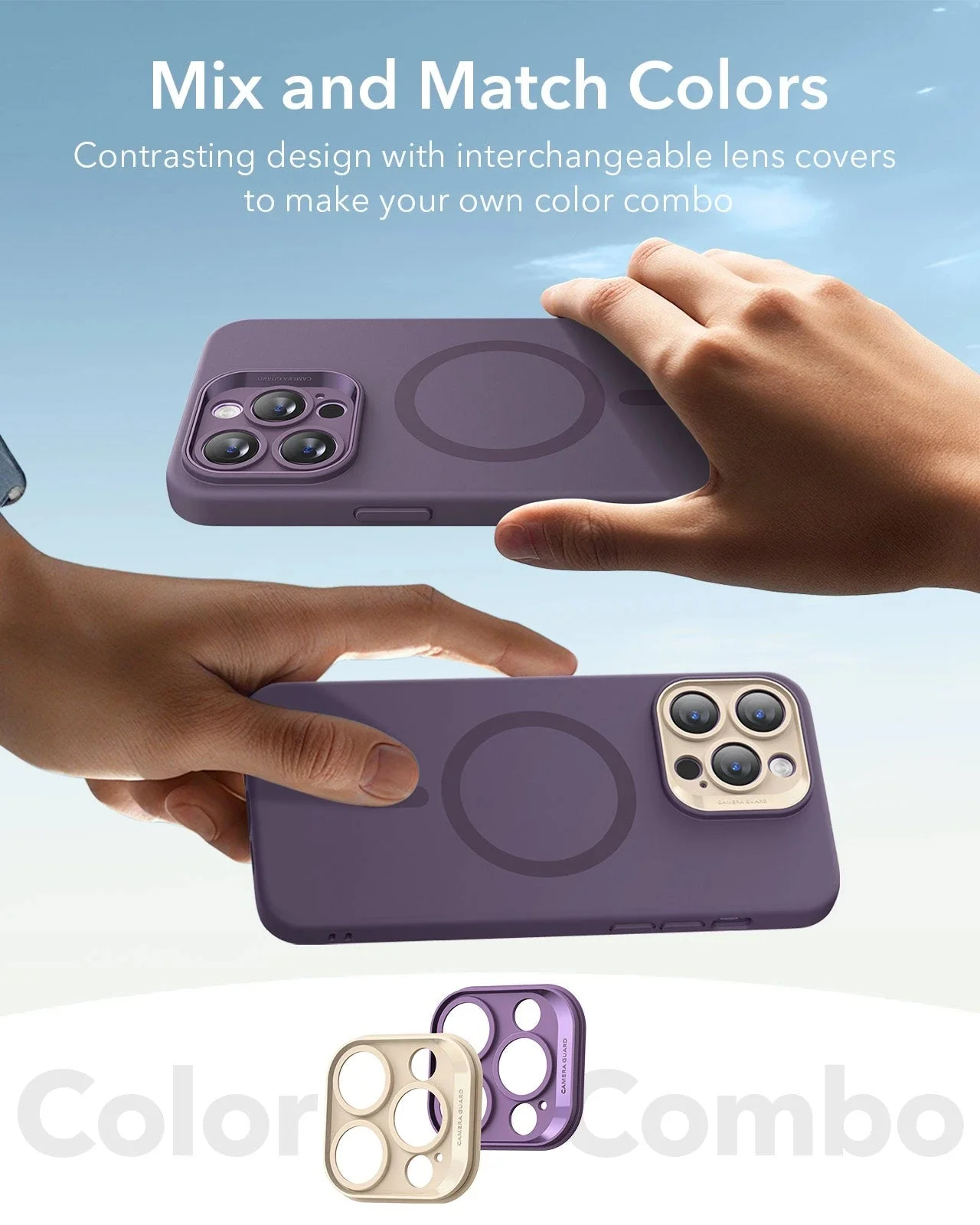 iPhone 14 Pro Cloud Soft Case (HaloLock) - Purple - Image 6