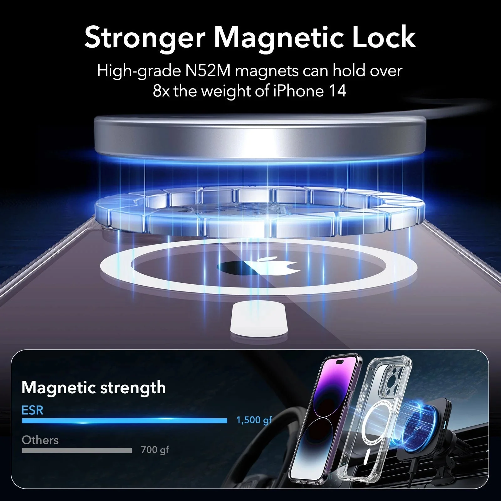 iPhone 14 Pro Max Armor Tough Case (HaloLock) - Clear - Image 5