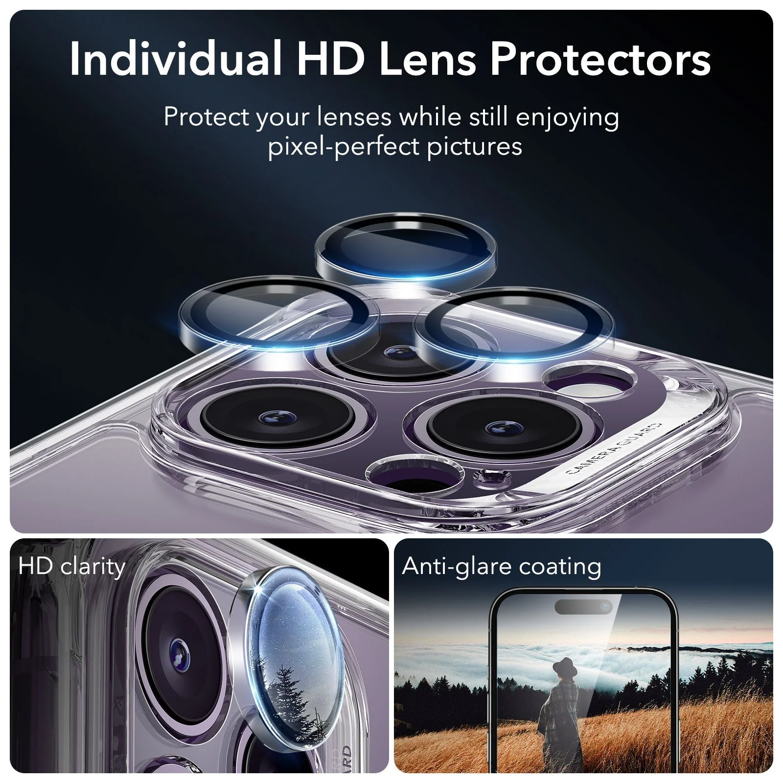 iPhone 14 Pro Max Armor Tough Case (HaloLock) - Clear - Image 6