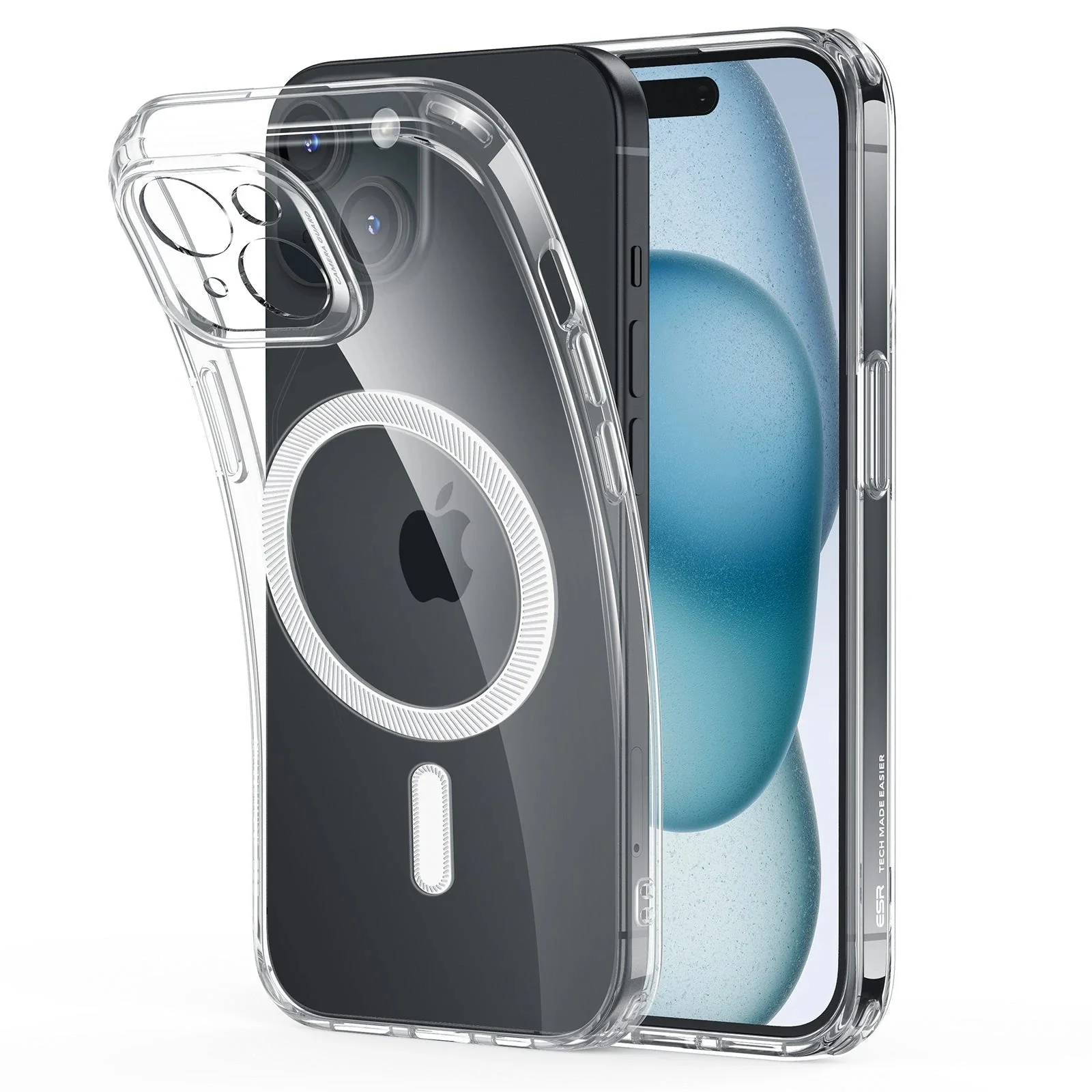 iPhone 15 Plus Zero Clear Case (HaloLock) - Clear
