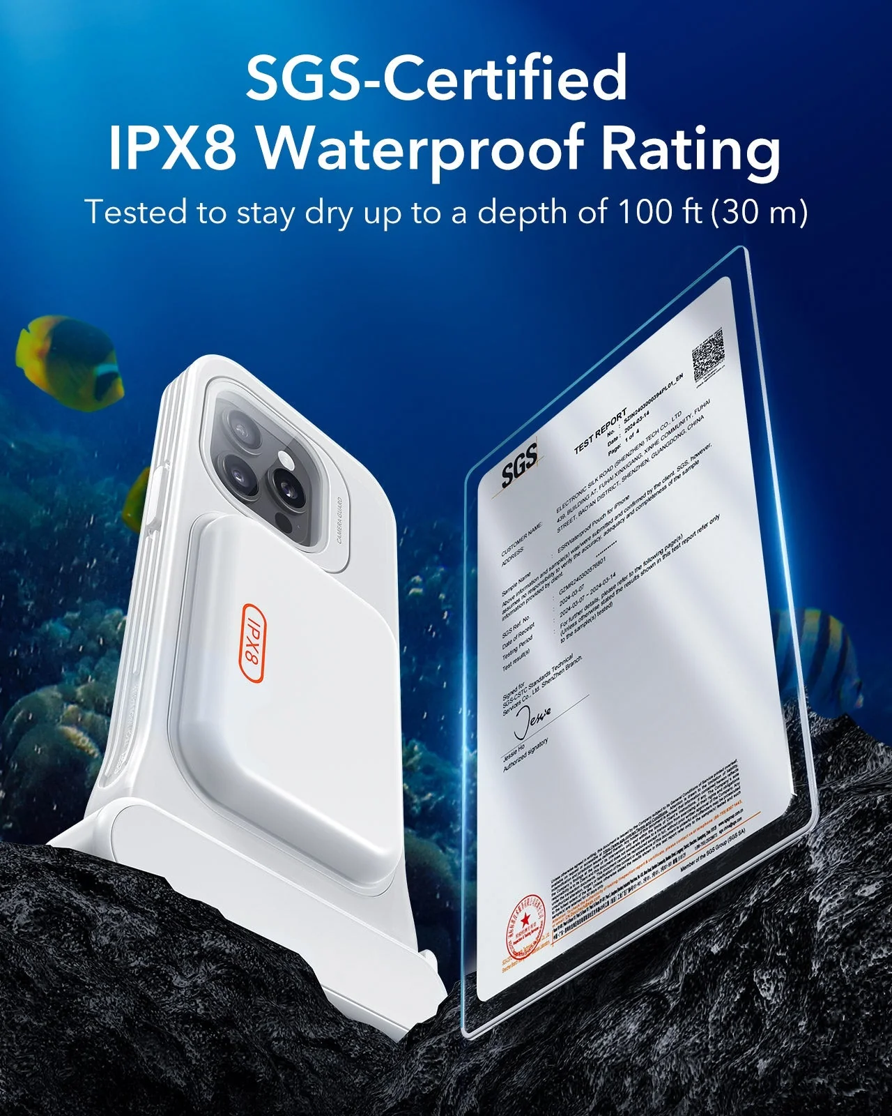 iPhone 15 Pro/14 Pro/13 Pro Waterproof Phone Pouch Pro - Purple - 1 Pack - Image 7