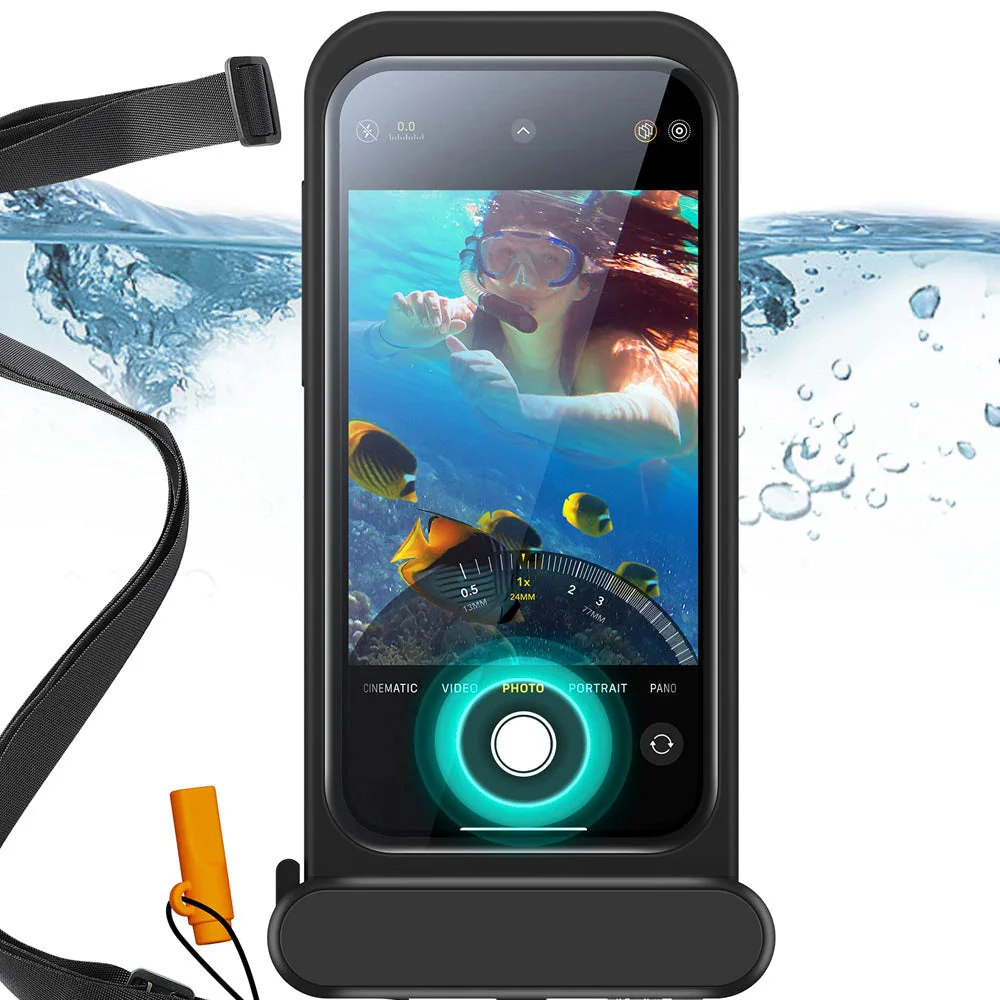iPhone 15 Pro Max/14 Pro Max Waterproof Phone Pouch Pro - Black