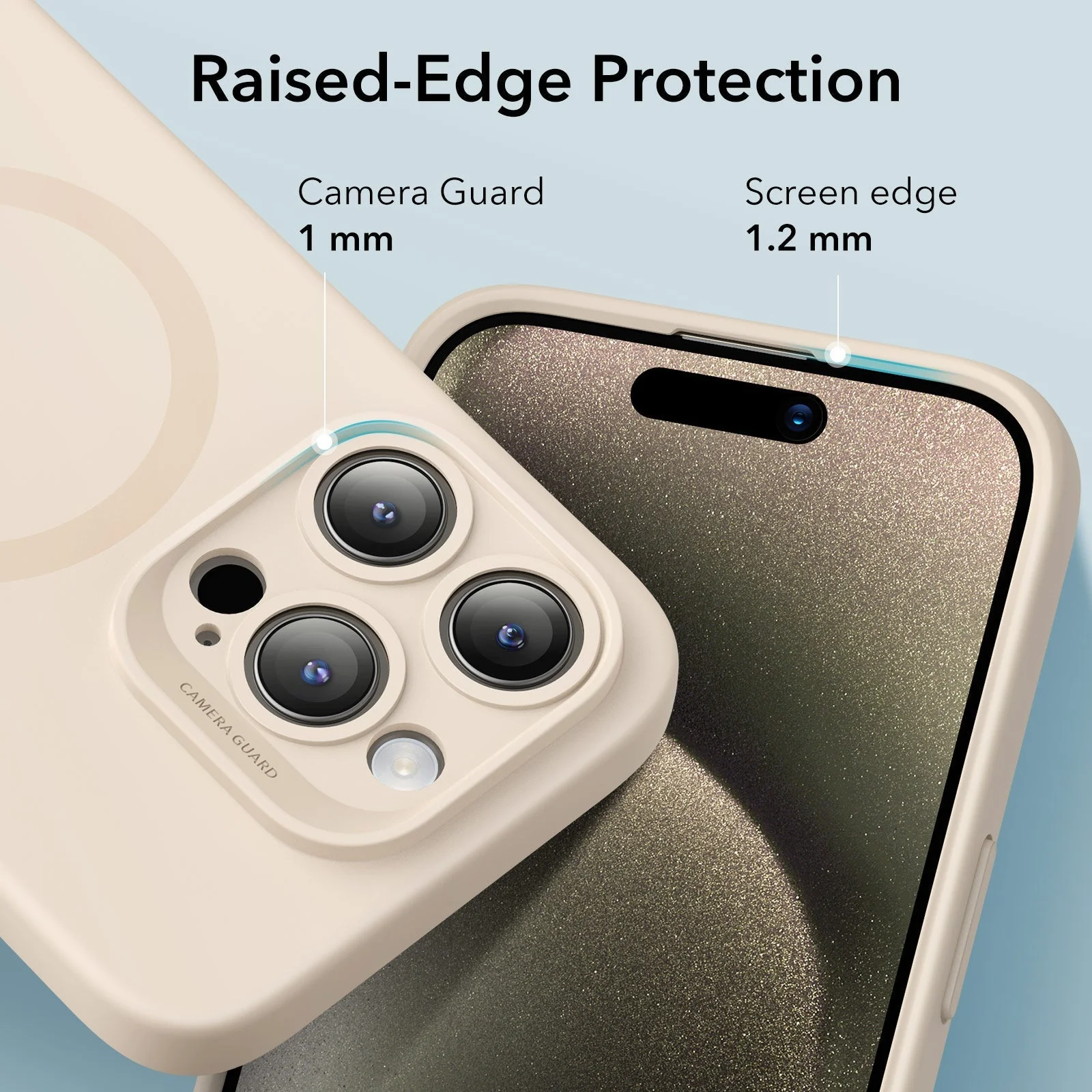 iPhone 15 Pro Max Cloud Soft Case (HaloLock) - Dark Blue - Image 4
