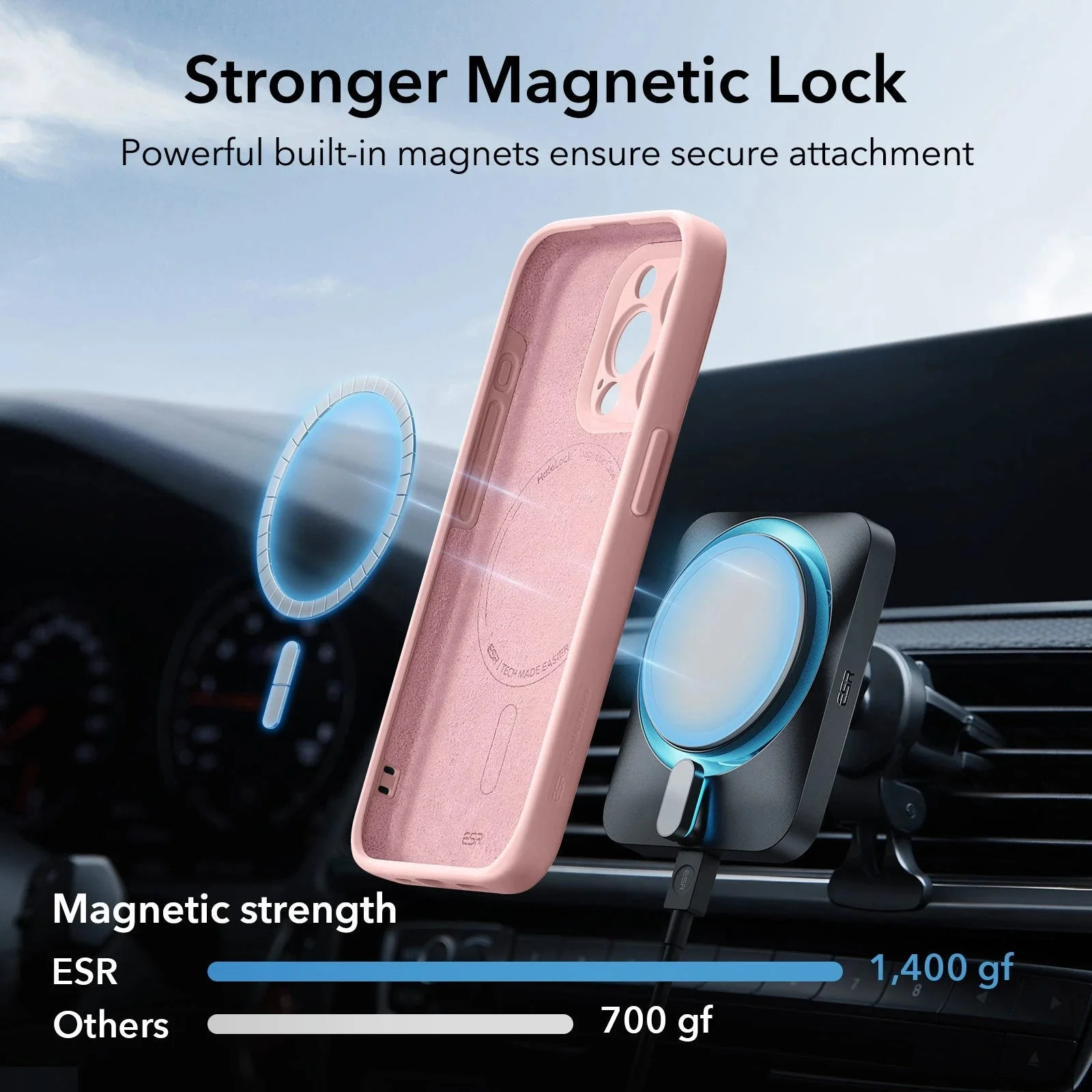 iPhone 15 Pro Max Cloud Soft Case (HaloLock) - Pink - Image 3