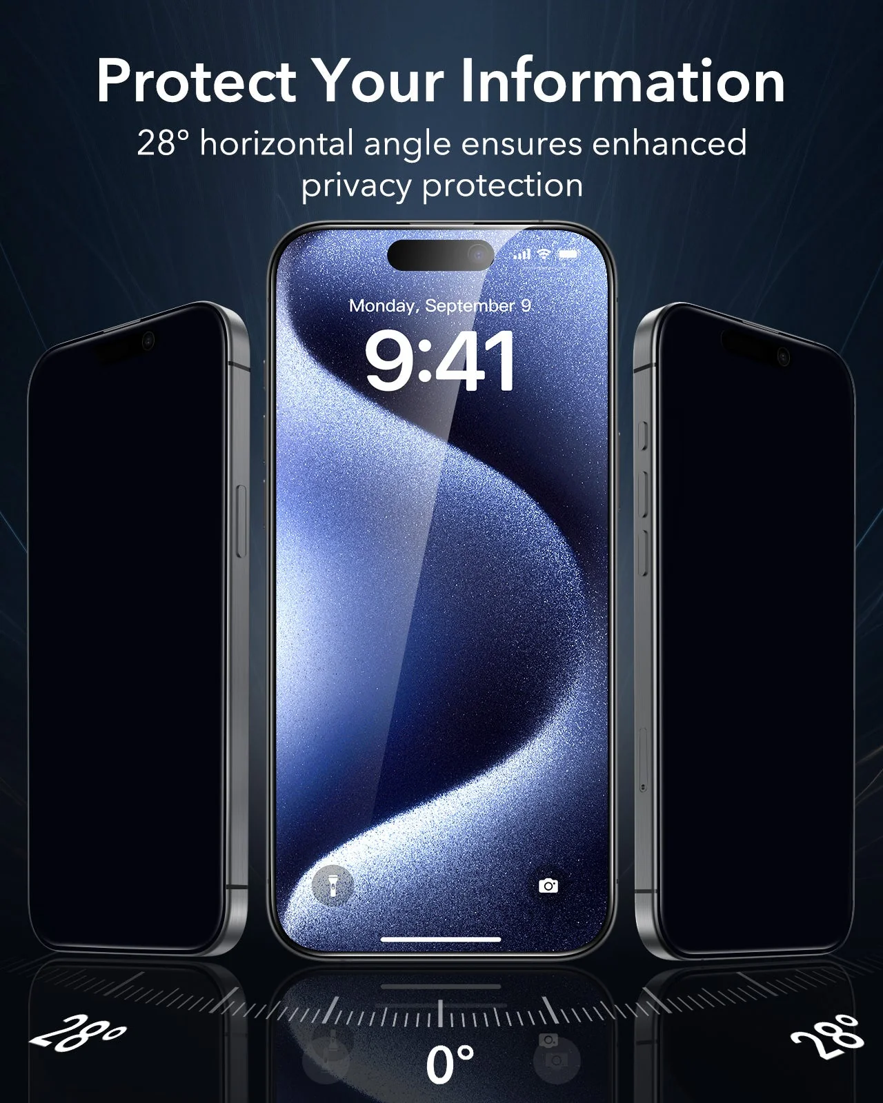 iPhone 15 Pro UltraFit Armorite Privacy Screen Protector - 3 Pack - Image 3