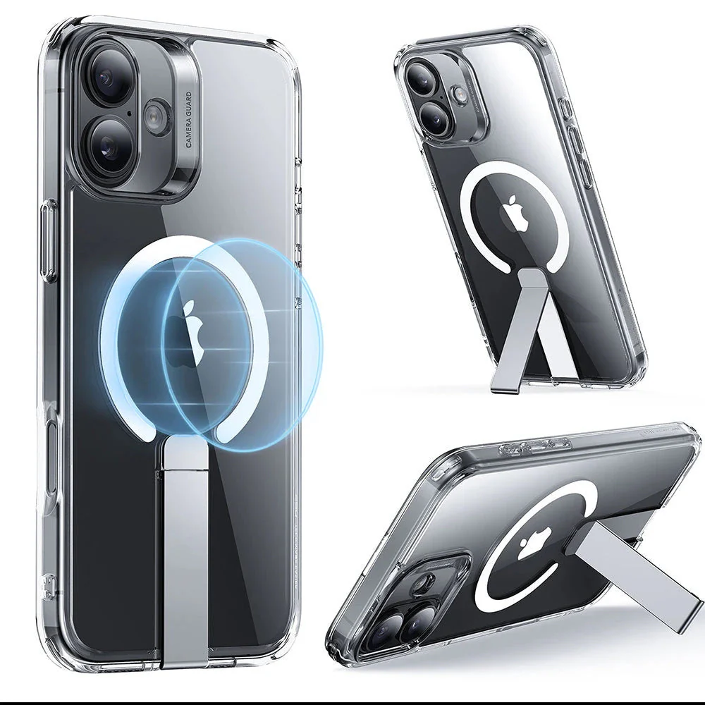 iPhone 16 Boost Flickstand Case (HaloLock) - Clear