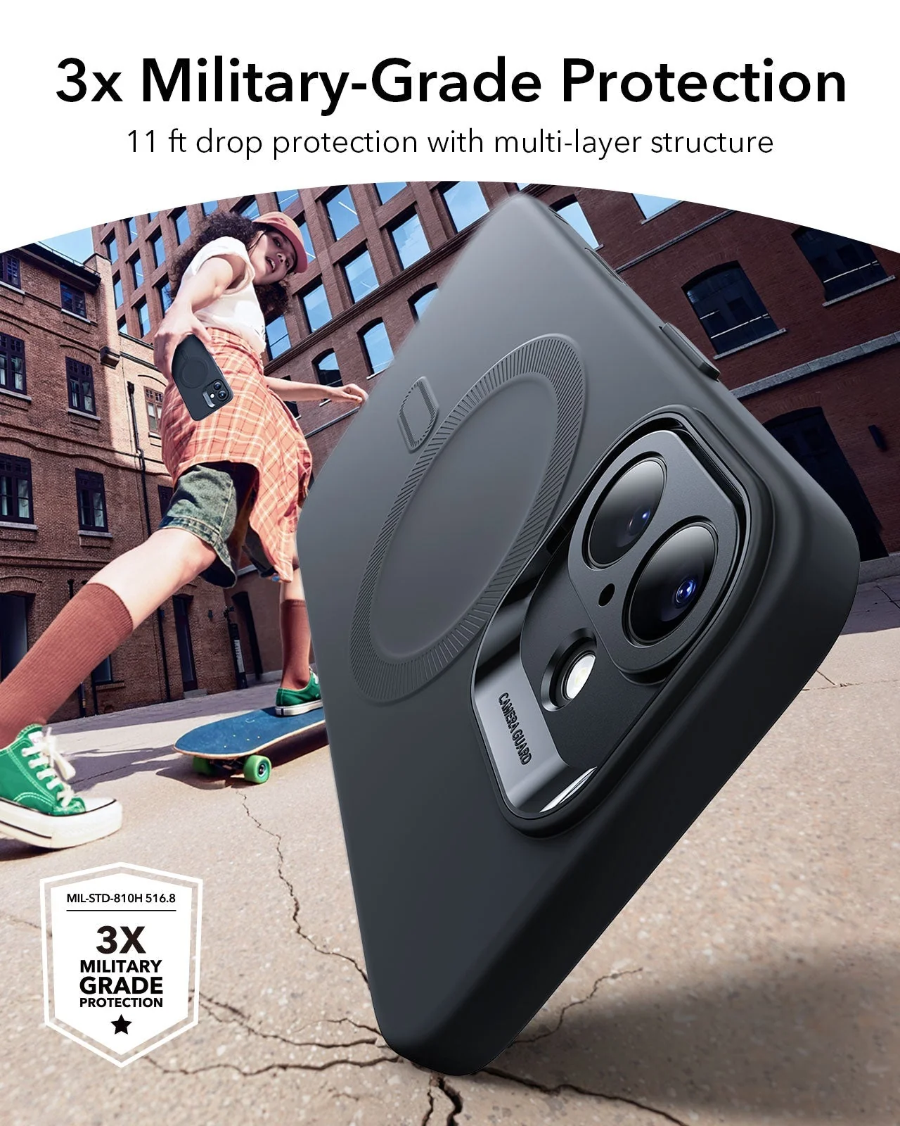 iPhone 16 Cloud Soft Magnetic Case (Camera Control) - Black - Image 7