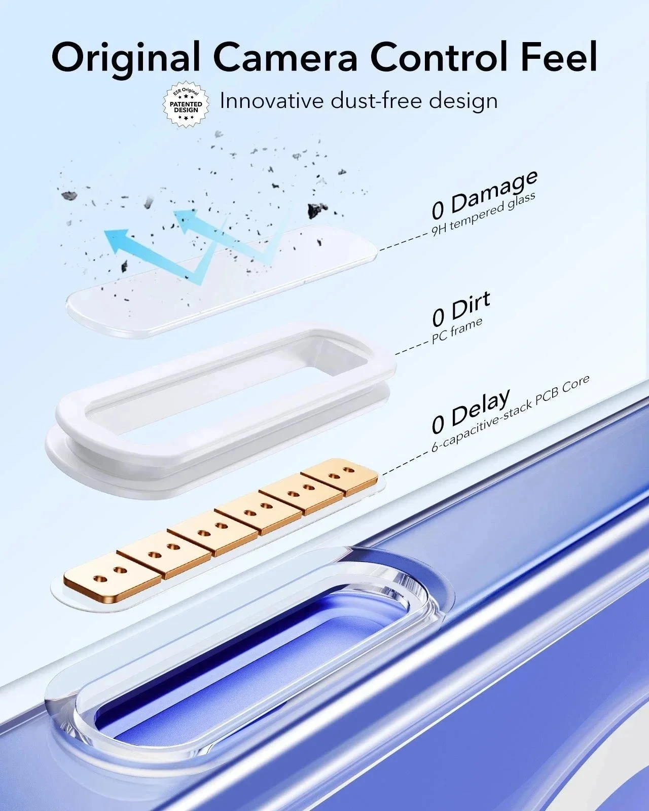 iPhone 16 Classic Hybrid Magnetic Case (Camera Control, Stash Stand) - Clear - Image 3