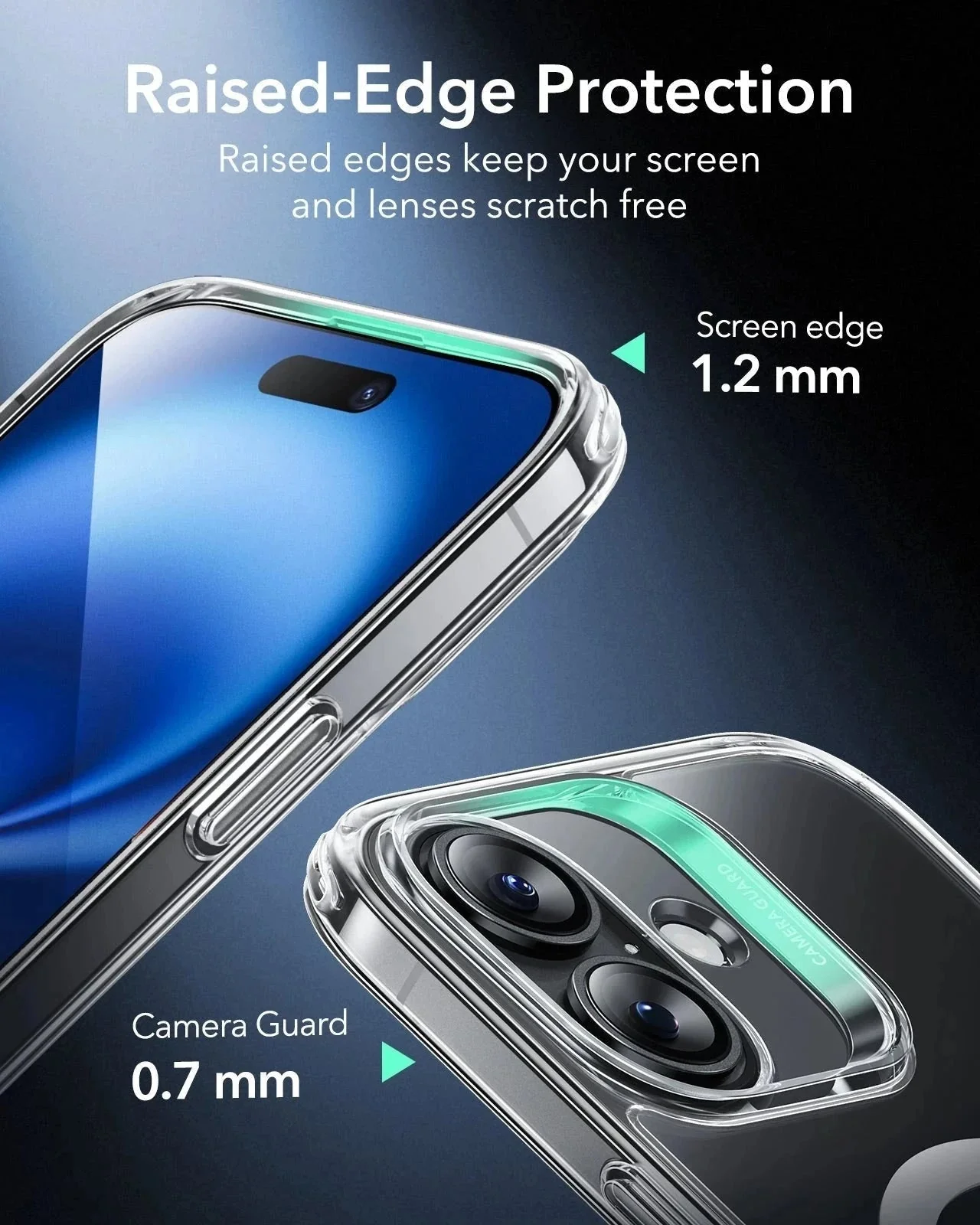 iPhone 16 Plus HaloLock Classic Hybrid Case (Camera Control) - Frosted Black - Image 8