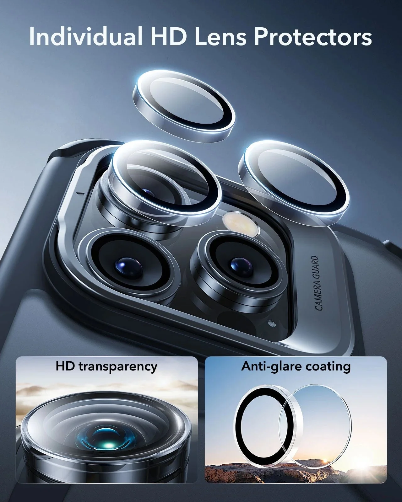 iPhone 16 Pro Armor Tough Magnetic Case (Camera Control, Stash Stand) - Frosted Black - Image 8