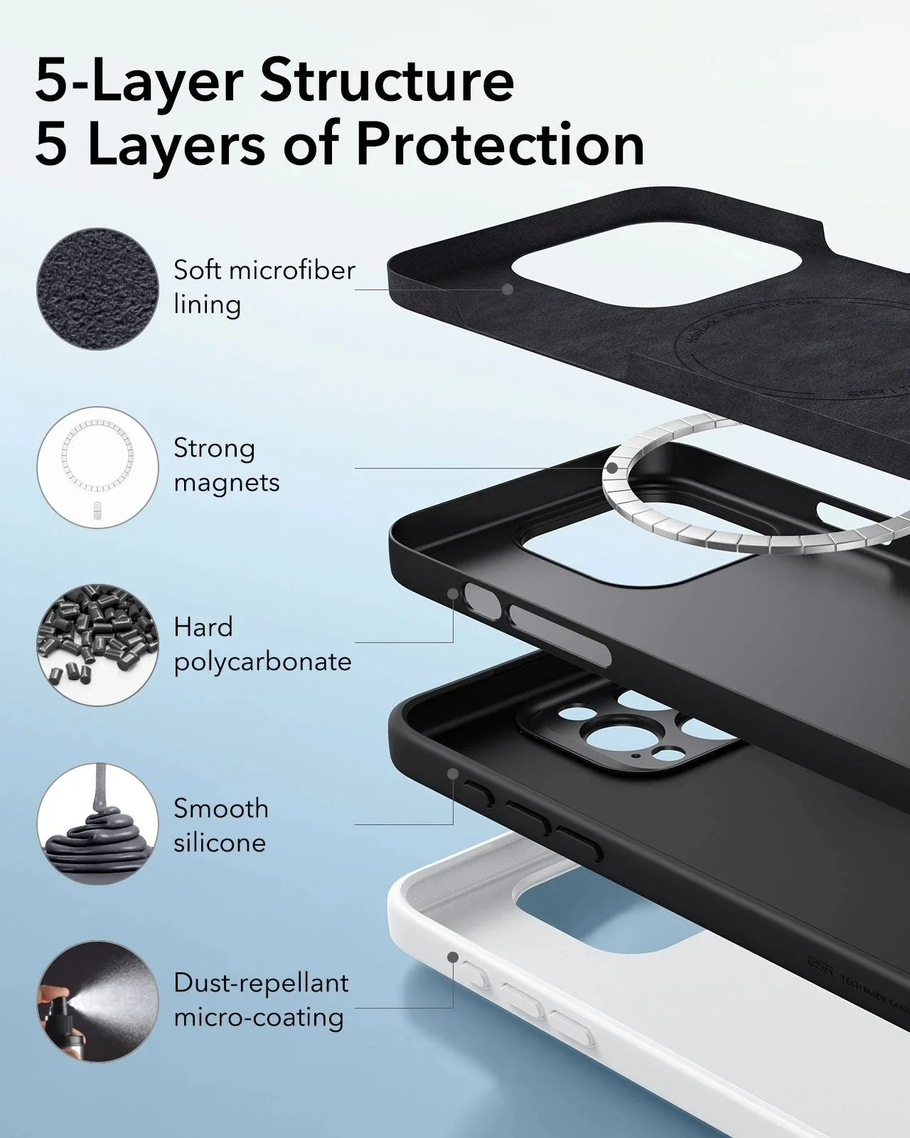 iPhone 16 Pro Cloud Soft Magnetic Case (Camera Control) - Black - Image 7