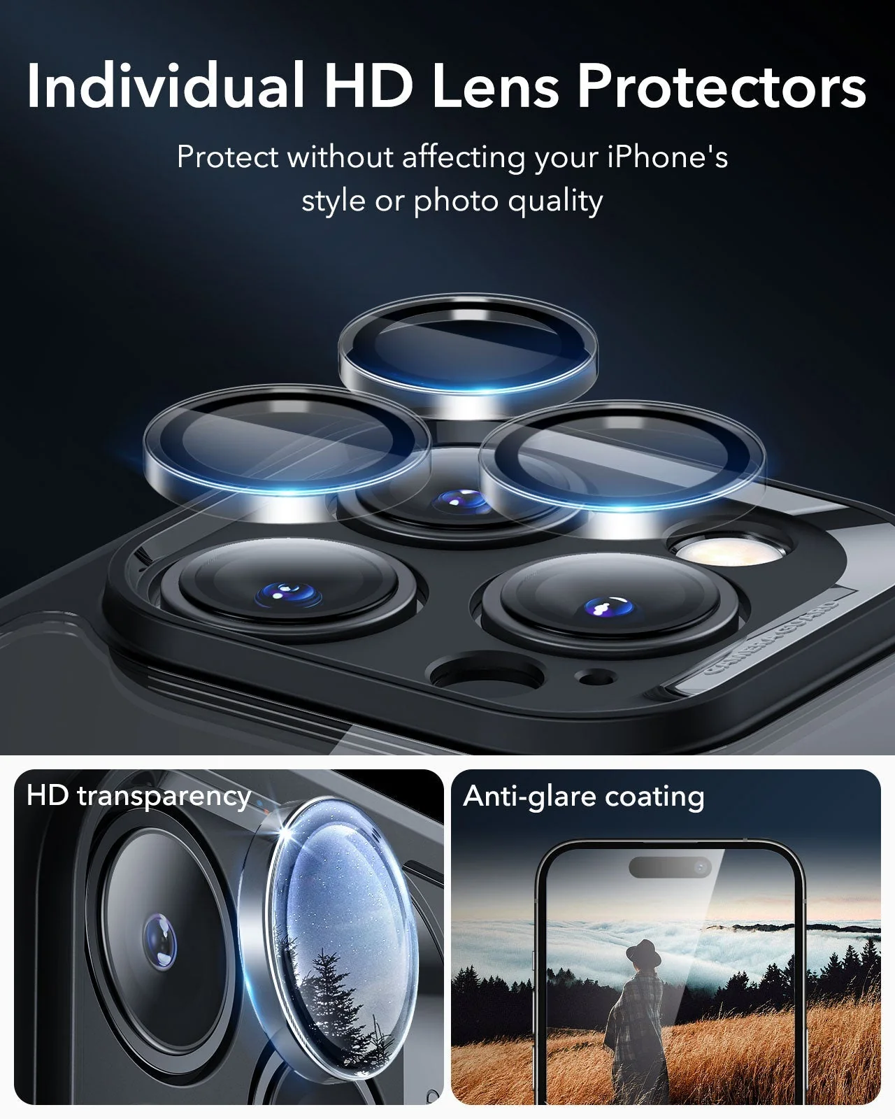 iPhone 16 Pro Max Armor Tough Case (HaloLock) - Frosted Black - Image 6