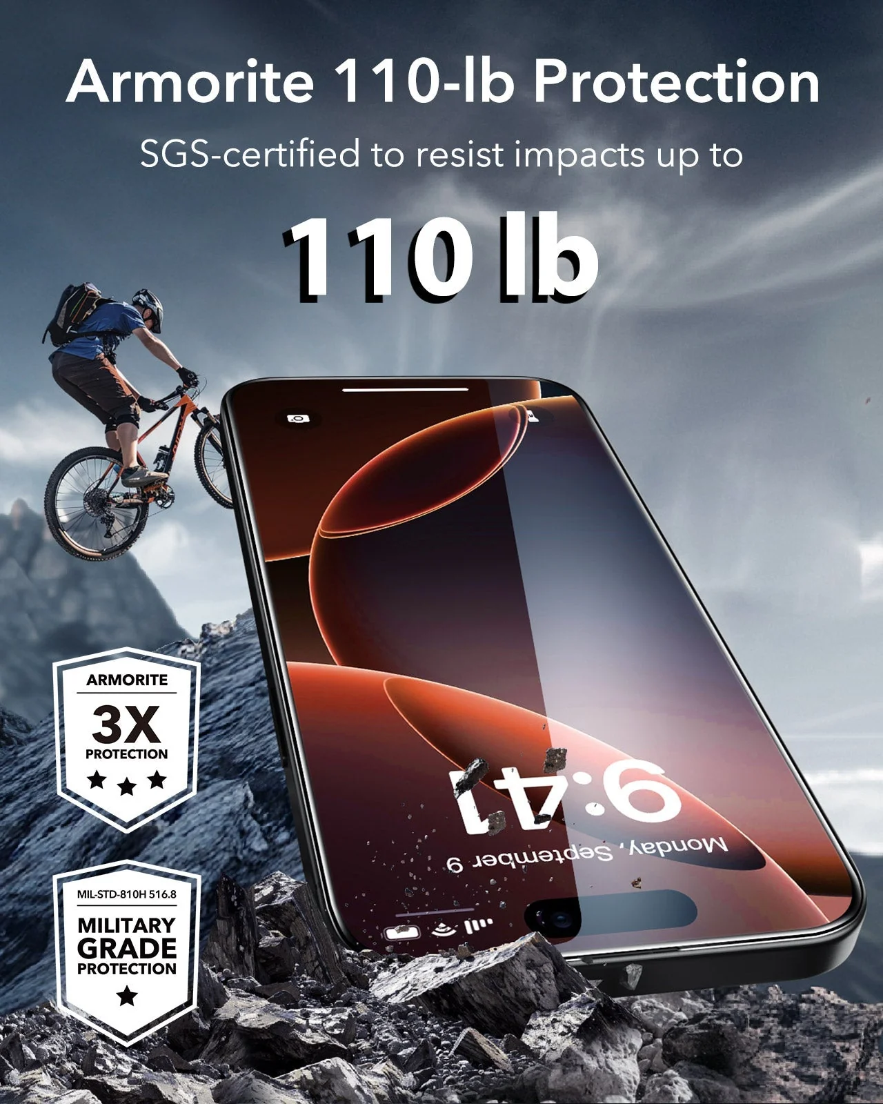 iPhone 16 Pro Max Armorite Screen Protector - 3 Pack - Image 5