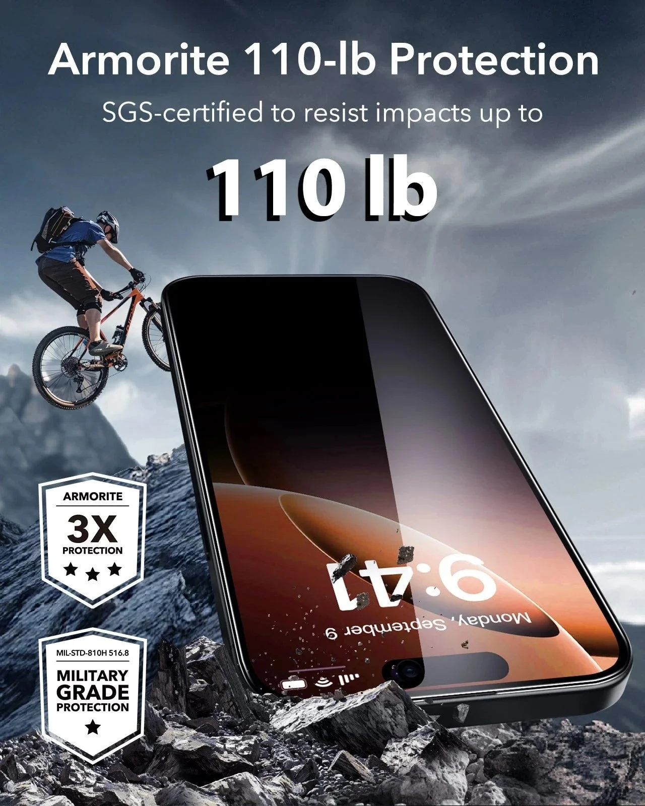 iPhone 16 Pro Max UltraFit Armorite Privacy Screen Protector - 3 Pack - Image 6