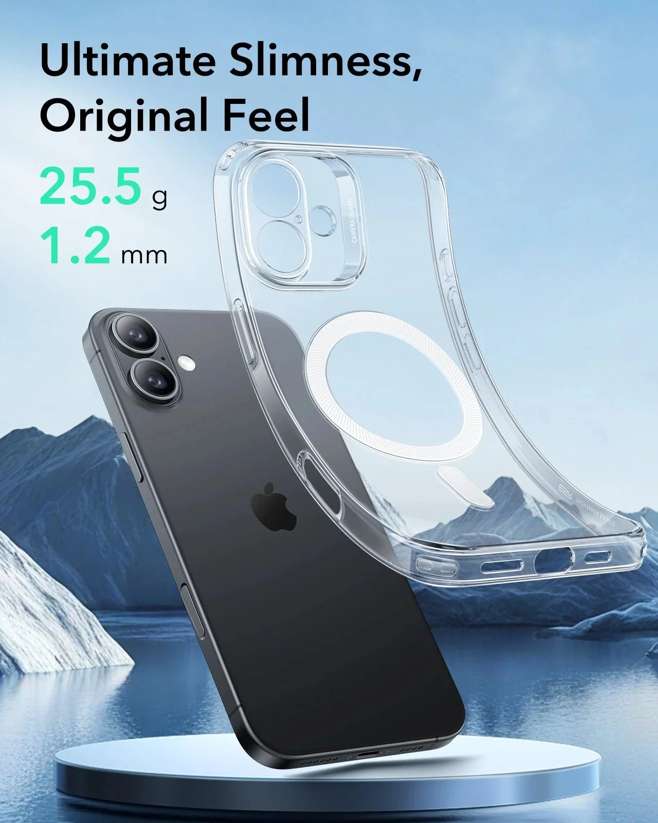 iPhone 16 Zero Clear Case (HaloLock) - Clear - Image 3
