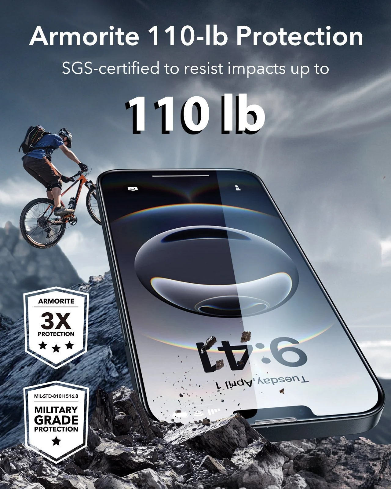 iPhone 16e UltraFit Armorite Screen Protector - 3 Pack - Image 7