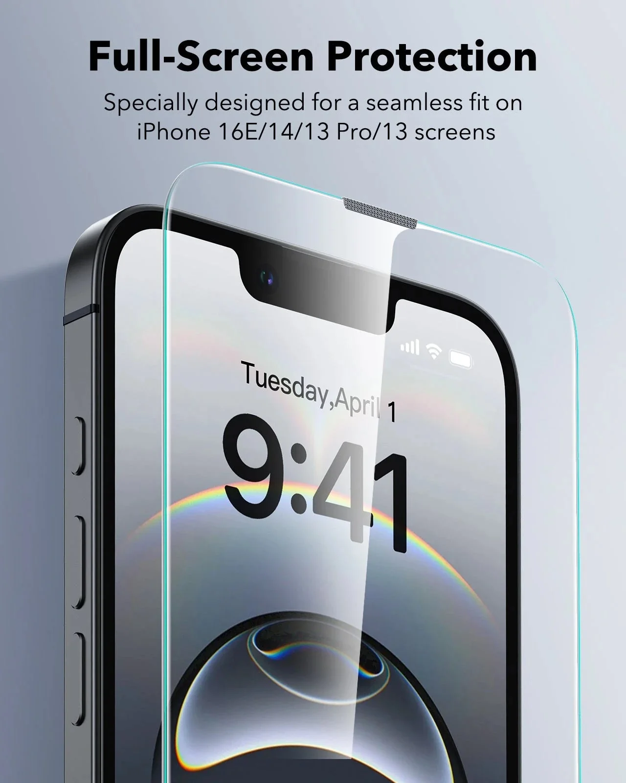 iPhone 17e/16e/14/13 Pro/13 UltraFit Classic Screen Protector - 3 Pack - Image 6