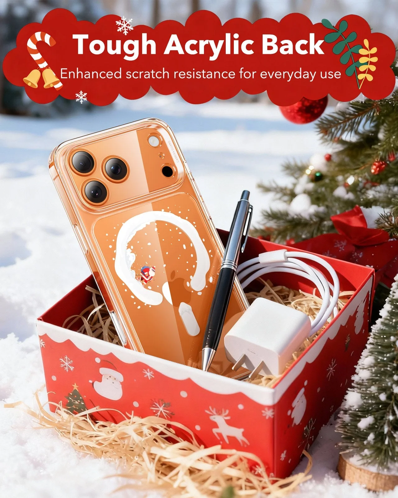 iPhone 17 Pro Max Classic Hybrid Magnetic Case (Camera Control) - Santa Skater - Image 7