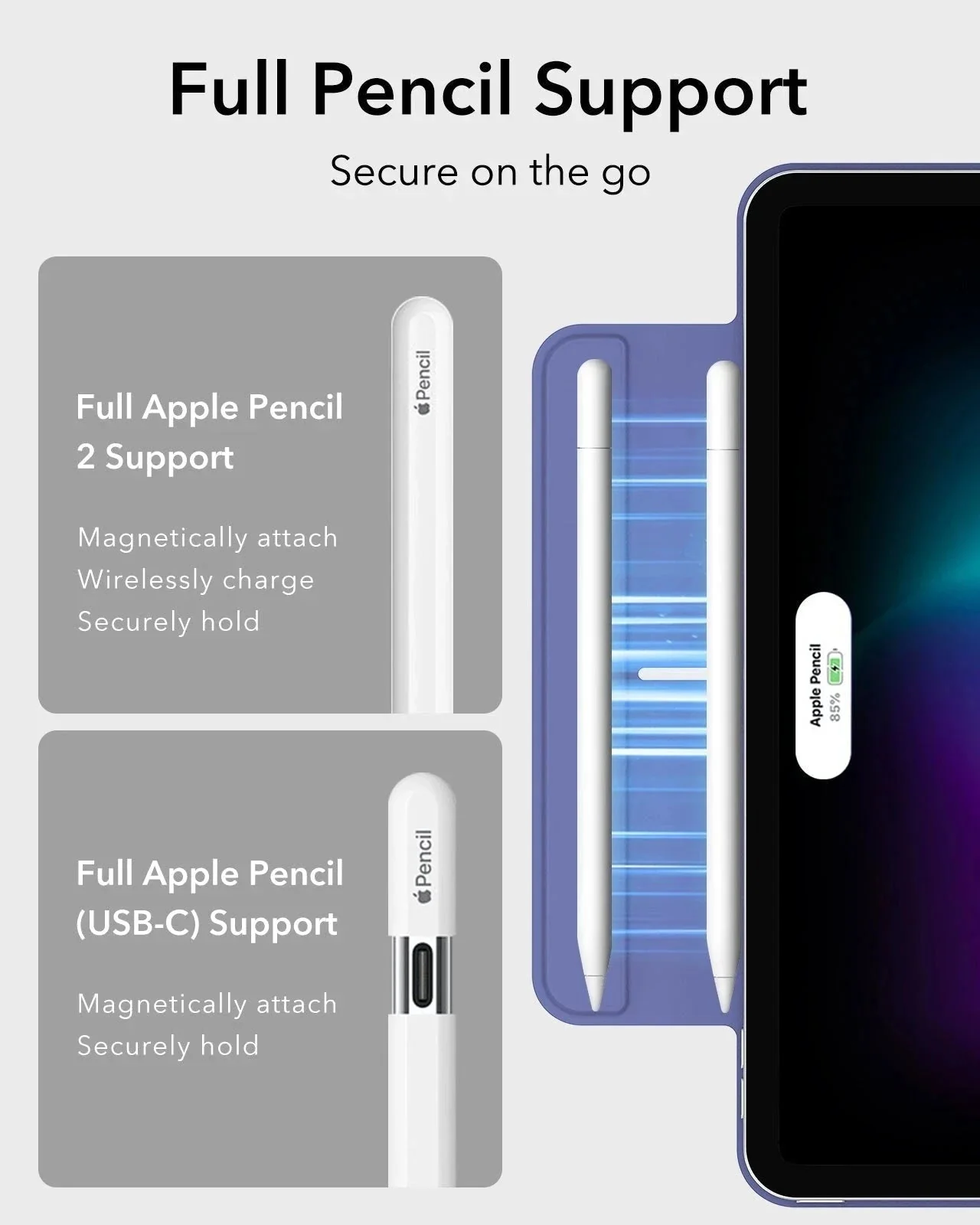 iPad Pro 11ʺ (2025) Rebound Protection Bundle - Lavender - Image 3