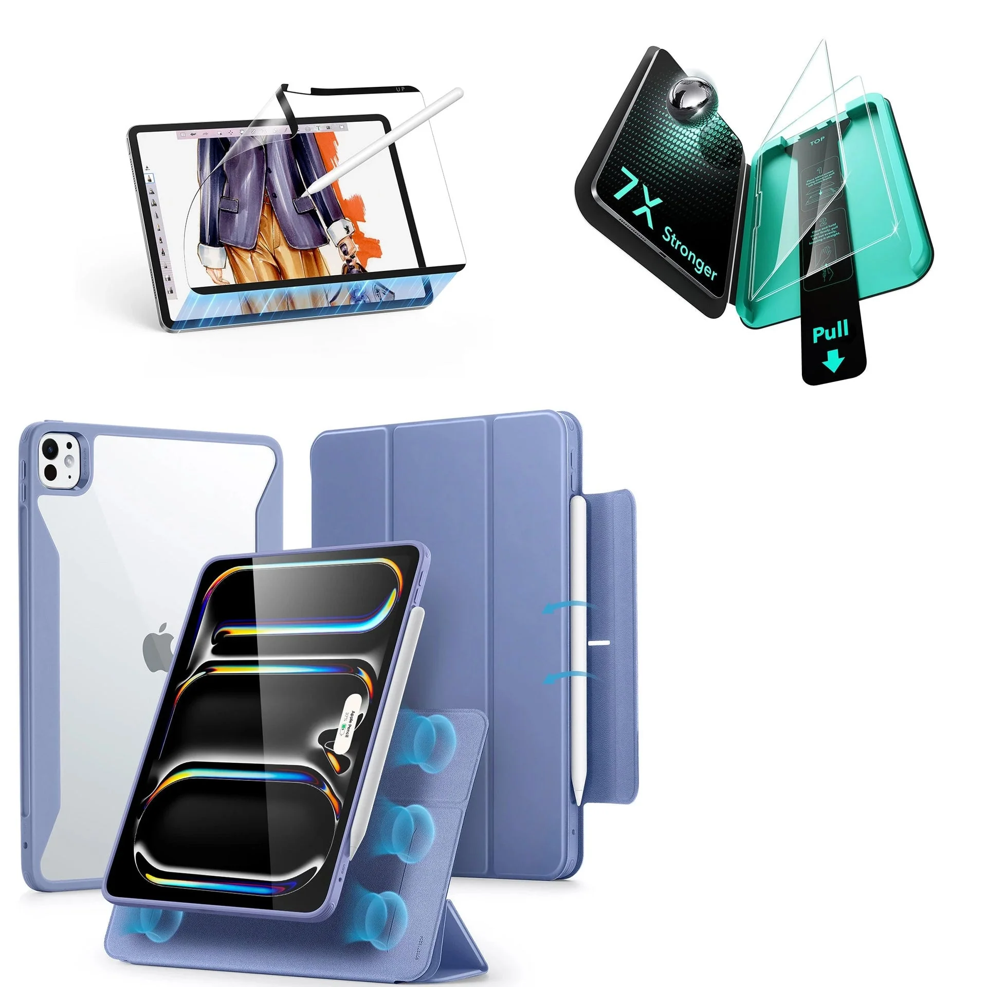 iPad Pro 11ʺ (2025) Rebound Transformation Bundle - Lavender
