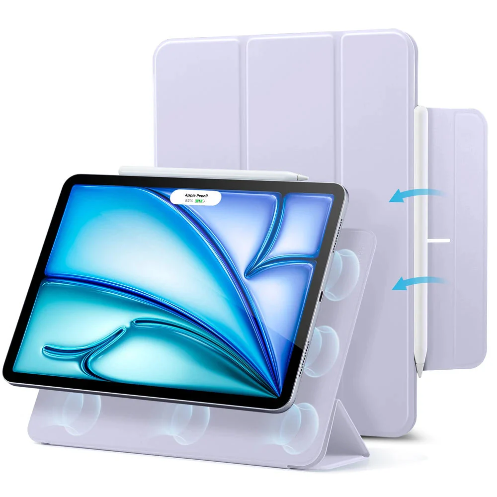 iPad Air 11" (M4) 2026 Rebound Magnetic Case - Light Purple