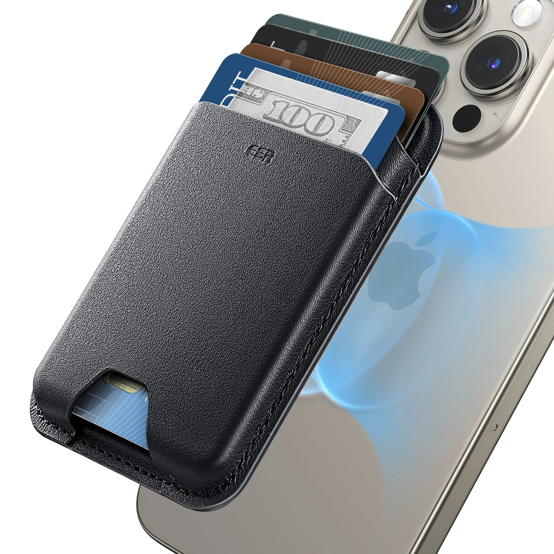 Magnetic Wallet Boost (HaloLock) - Brown - Image 2