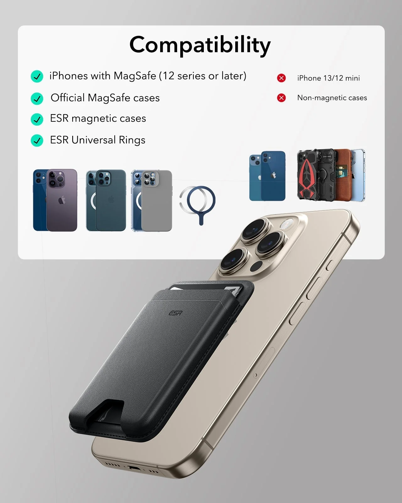 Magnetic Wallet Boost (HaloLock) - Brown - Image 9