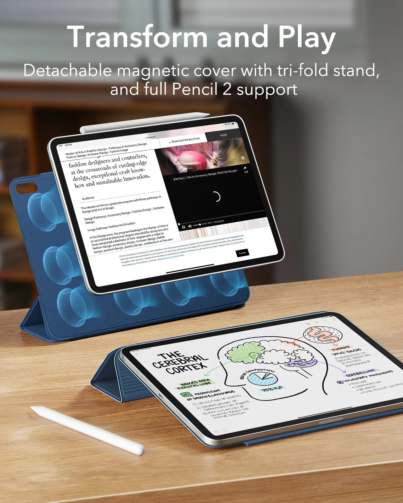 iPad Pro 11ʺ (2025) Rebound Protection Bundle - Navy Blue - Image 3