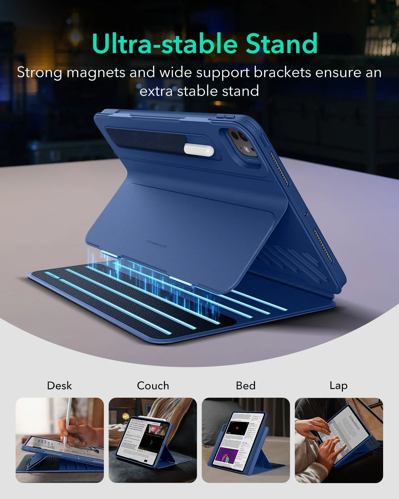 iPad Pro 13ʺ (2025) Shift Magnetic Case - Navy Blue - Image 4