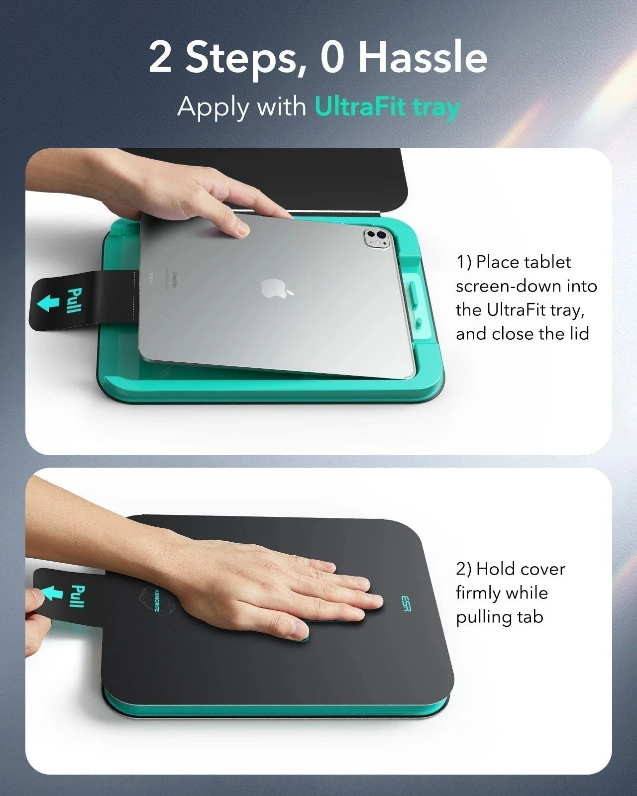 iPad Pro 13" (2025) Bundle Shift Magnetic Case & Armorite® Paper-Feel Protection - Navy Blue - Image 11