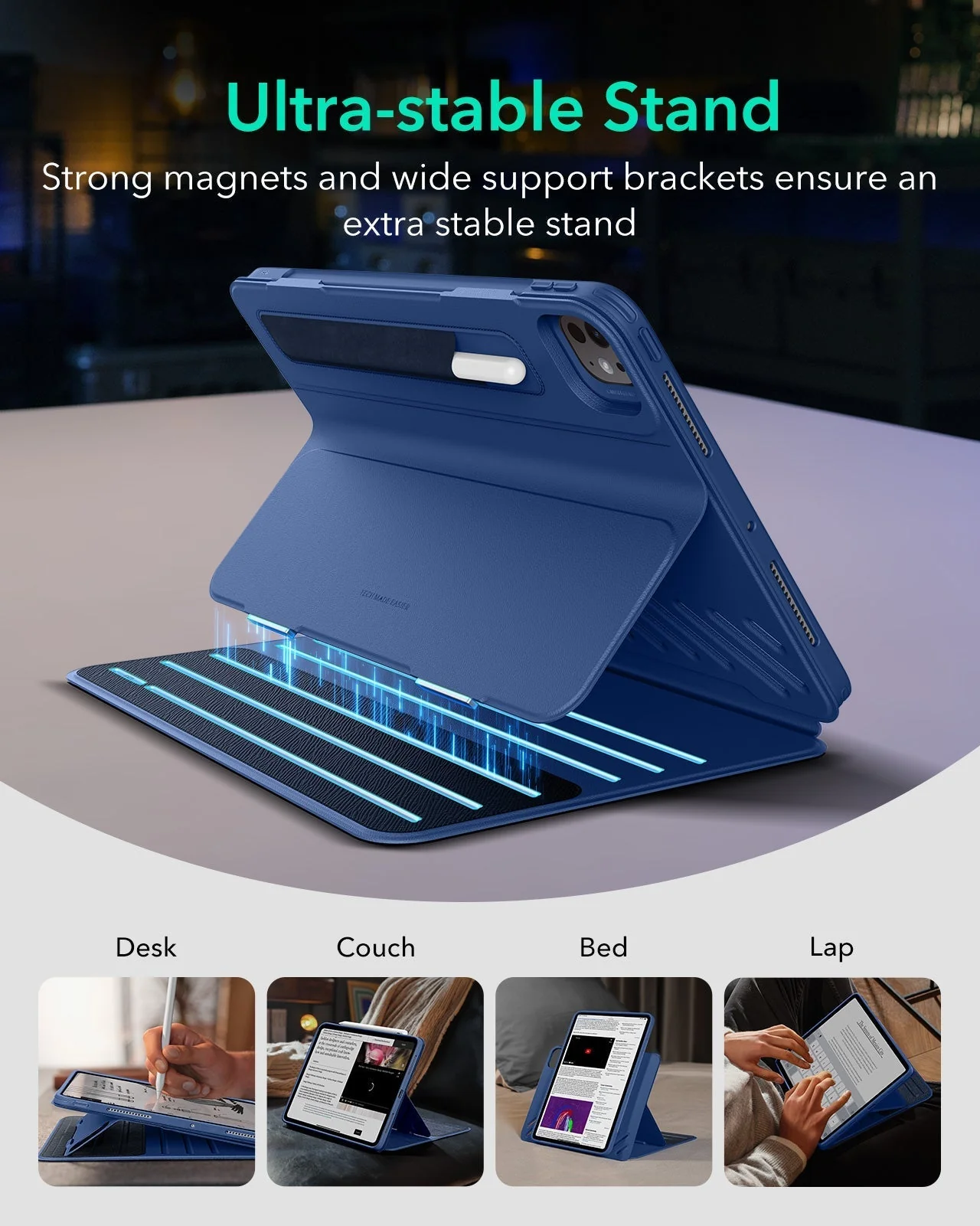 iPad Pro 11ʺ (2025) Shift Magnetic Case - Navy Blue - Image 5