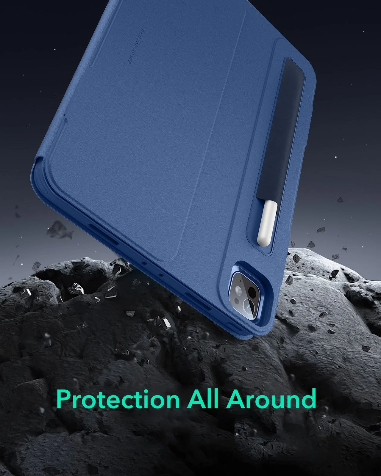 iPad Pro 13" (2025) Bundle Shift Magnetic Case & Armorite® Protection - Navy Blue - Image 8