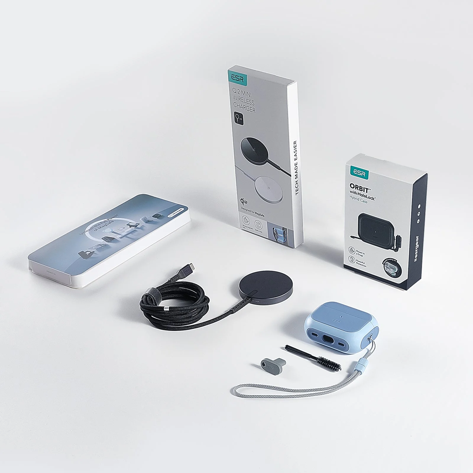 Orbit Hybrid Snap-and-Charge Bundle for AirPods Pro (2023/2022/2019) - Black - Image 2