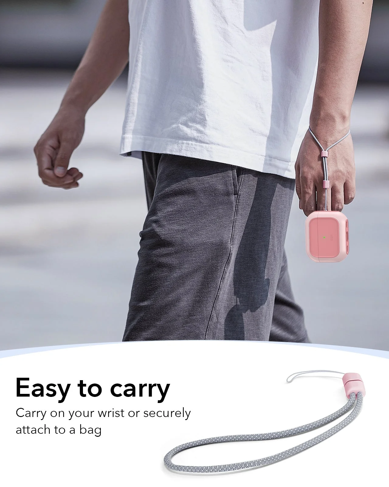 AirPods Pro 3 Orbit Hybrid Magnetic Case - Pink - Image 7