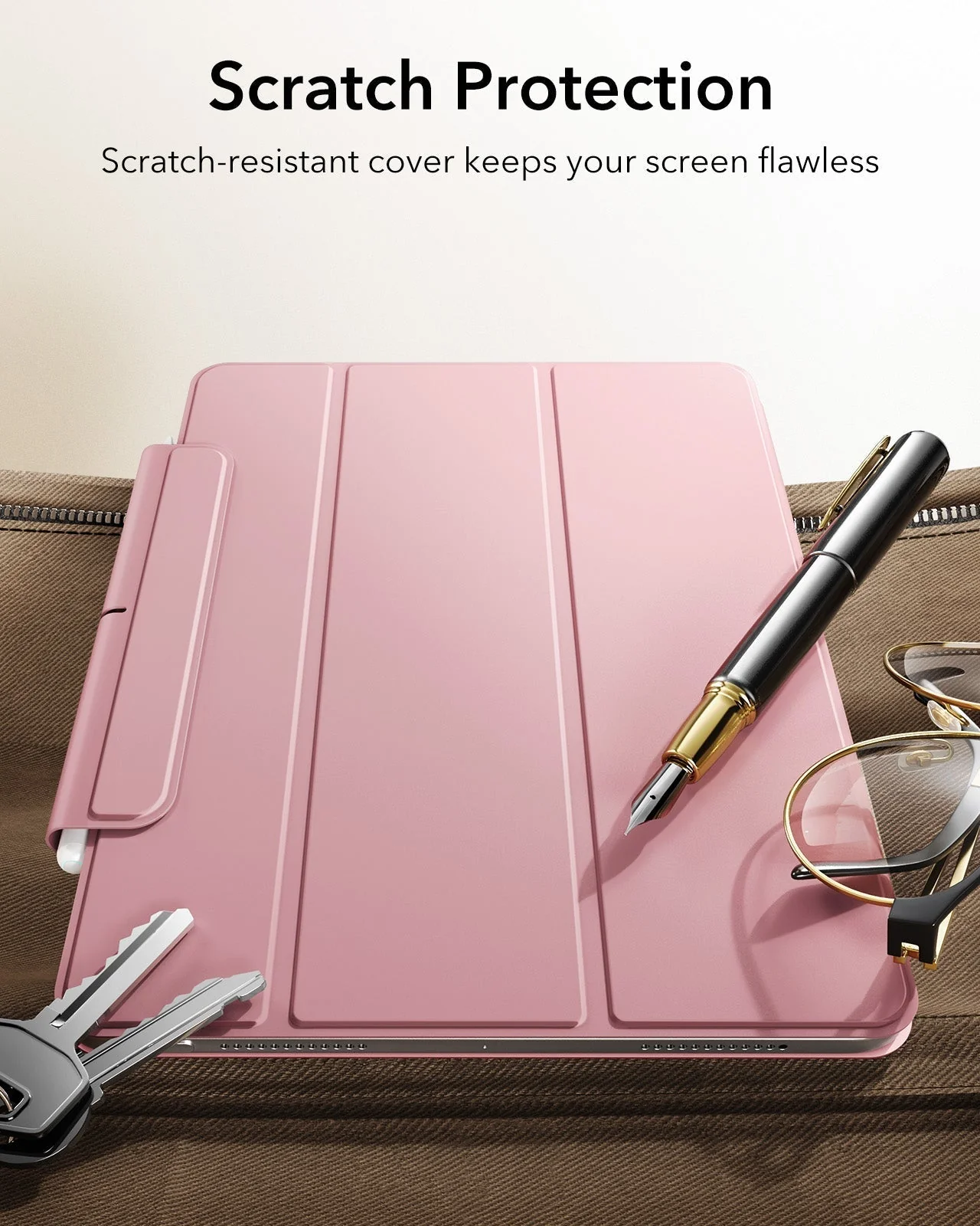 iPad Air 13" (M4) 2026 Rebound Magnetic Case - Pink - Image 9