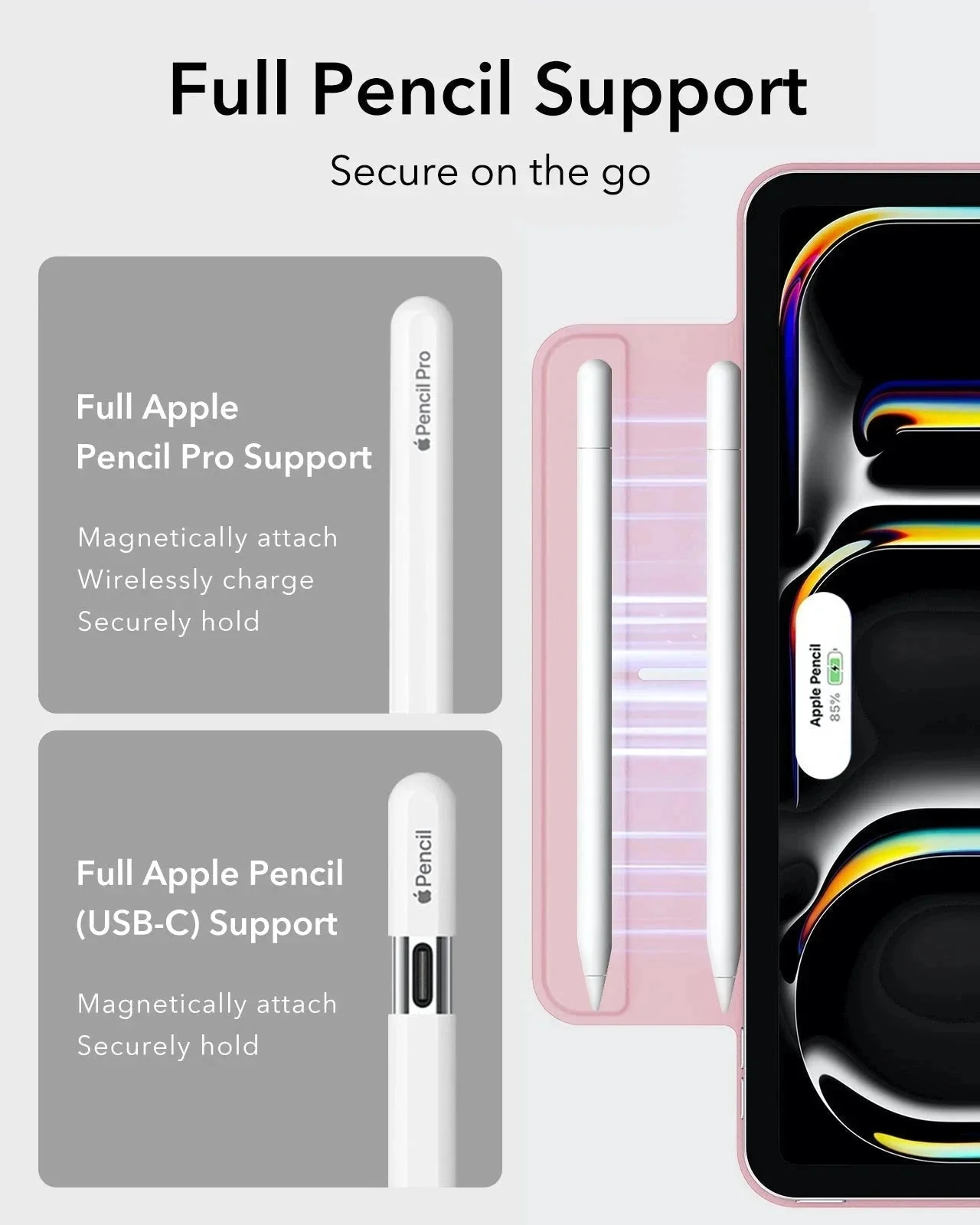iPad Pro 13ʺ (2025) Rebound Protection Bundle - Pink - Image 6