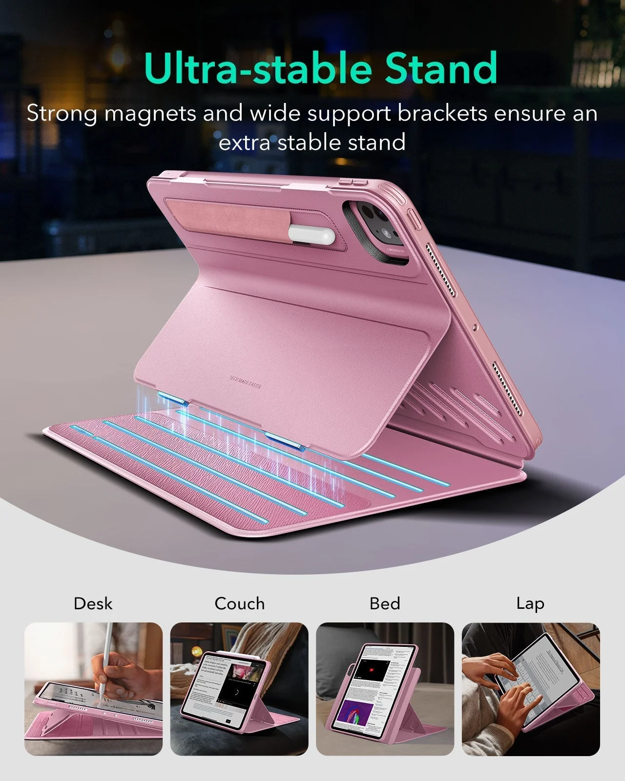 iPad Pro 13ʺ (2025) Shift Transformation with Digital Pencil Bundle - Pink - Image 3