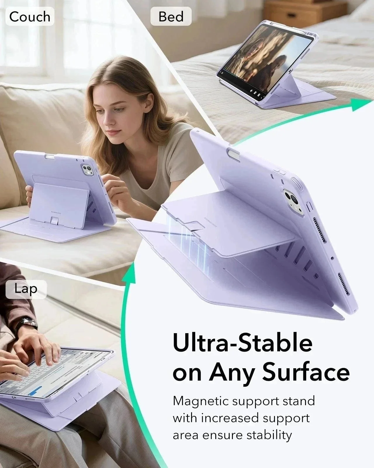 iPad Pro 13ʺ (2025) Flip Transformation Bundle - Purple - Image 3