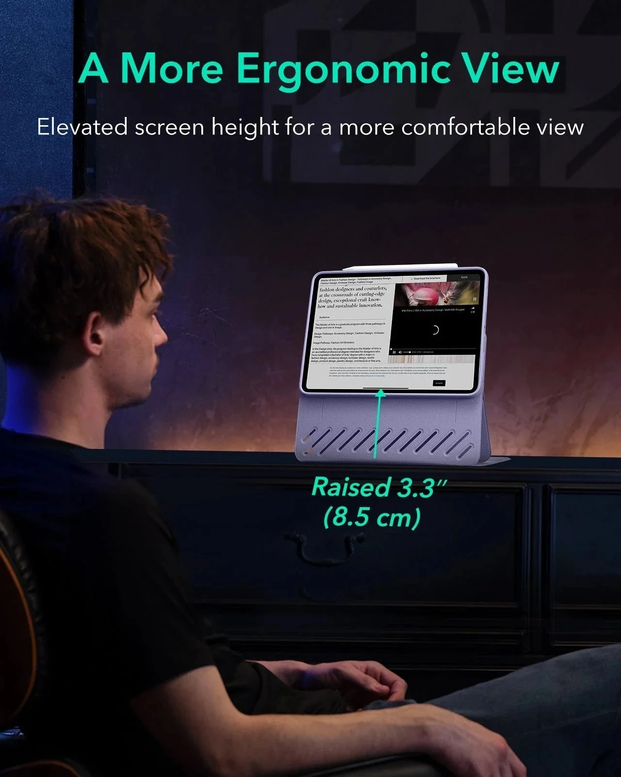 iPad Pro 11ʺ (2025) Shift Transformation with Digital Pencil Bundle - Purple - Image 6
