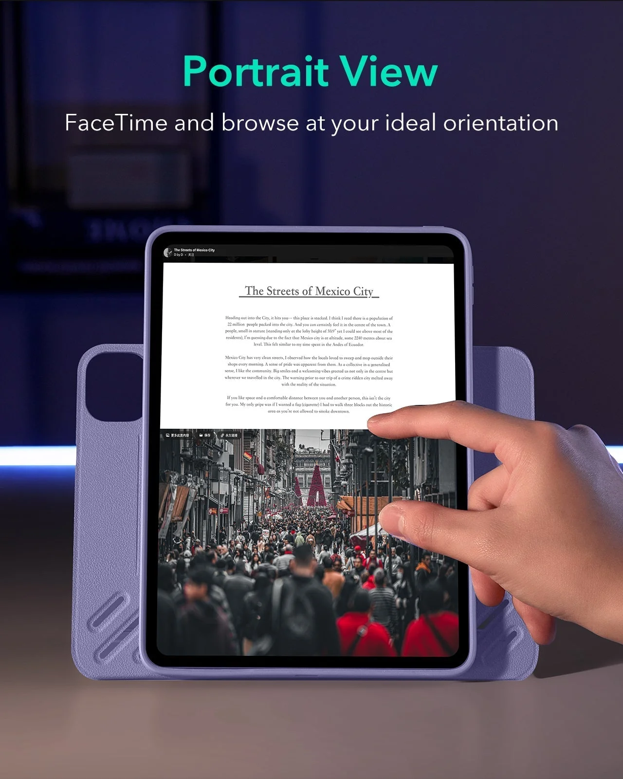 iPad Pro 11ʺ (2025) Shift Transformation with Digital Pencil Bundle - Purple - Image 7