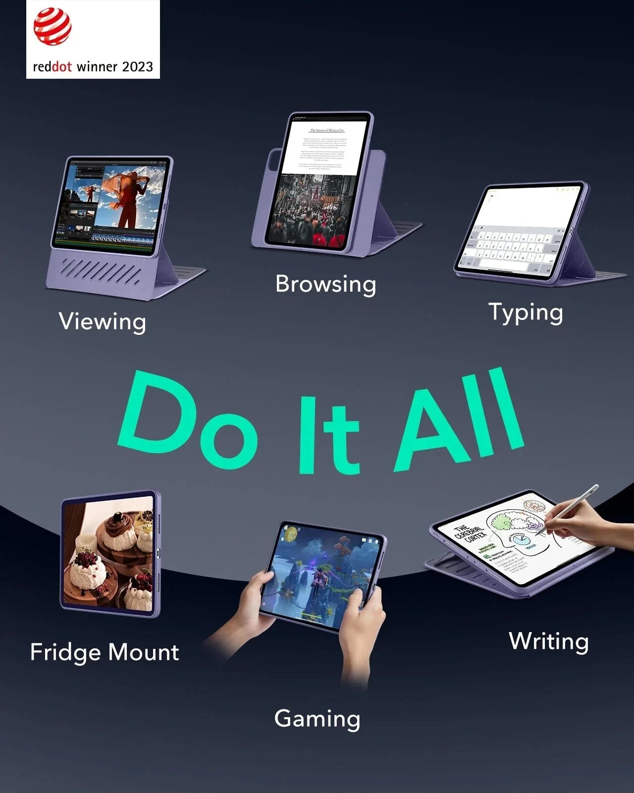 iPad Pro 13ʺ (2025) Shift Transformation with Digital Pencil Bundle - Purple - Image 2